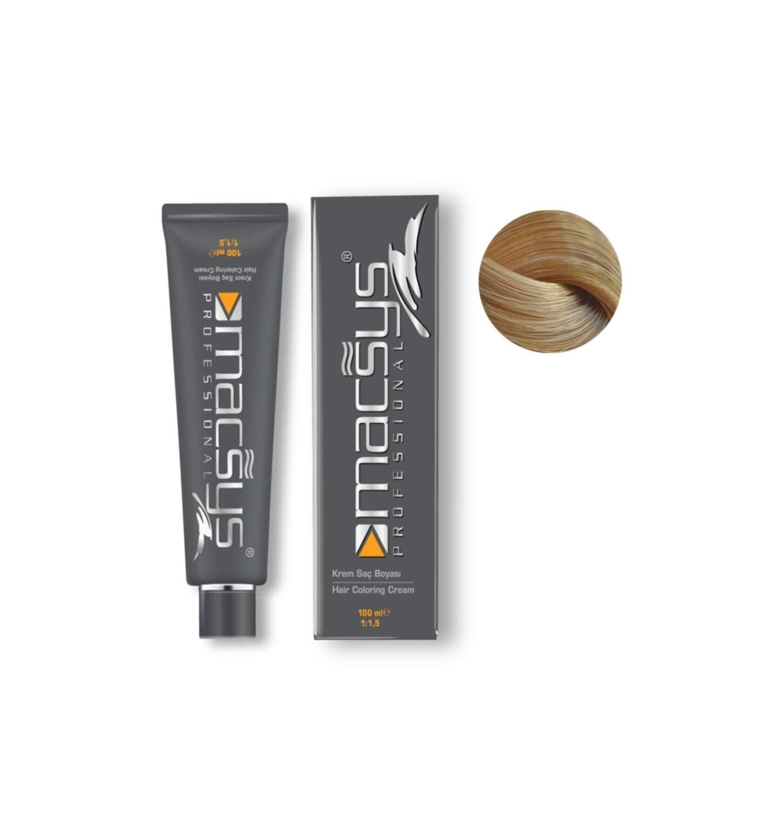 MACSYS 100 ml Professional Hair Dye No: 8 (Light Blonde) - Oxidizer-Free