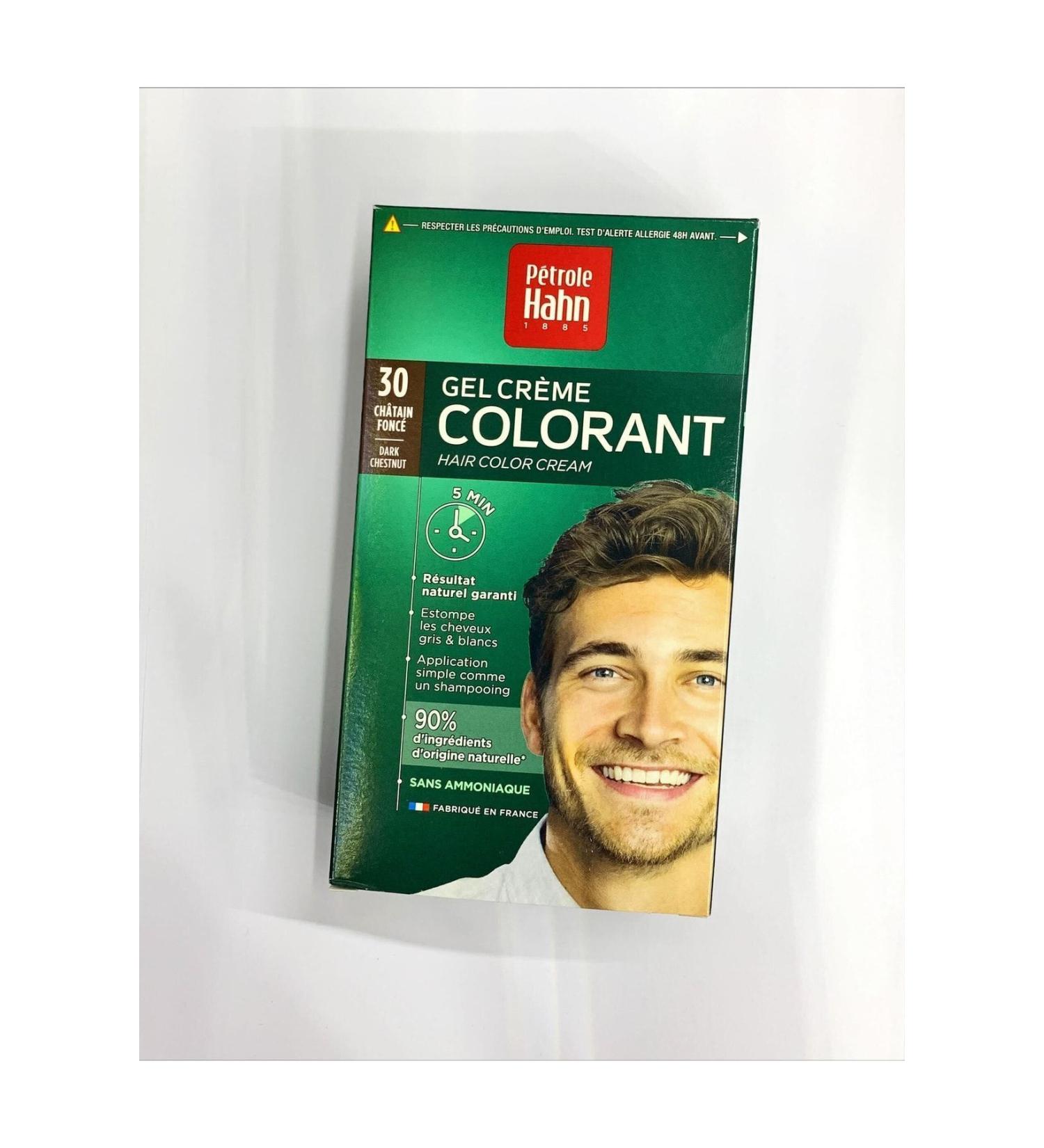 PETROLE HAHN Gel Creme Colorant 30 Dark Chestnut Men's Hair Dye 30 Dark Chestnut