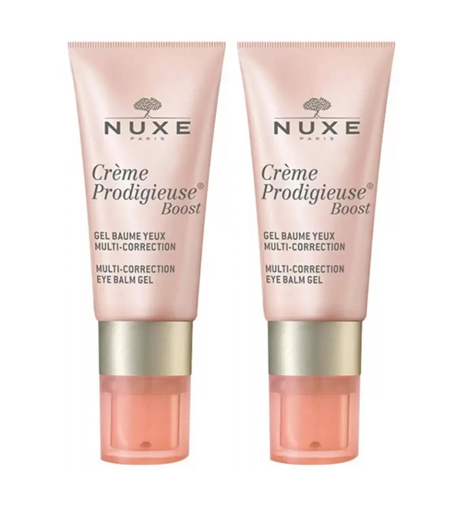 Nuxe Creme Prodigieuse Boost Multi Correction Eye Balm Gel 15 ml 2 Pcs