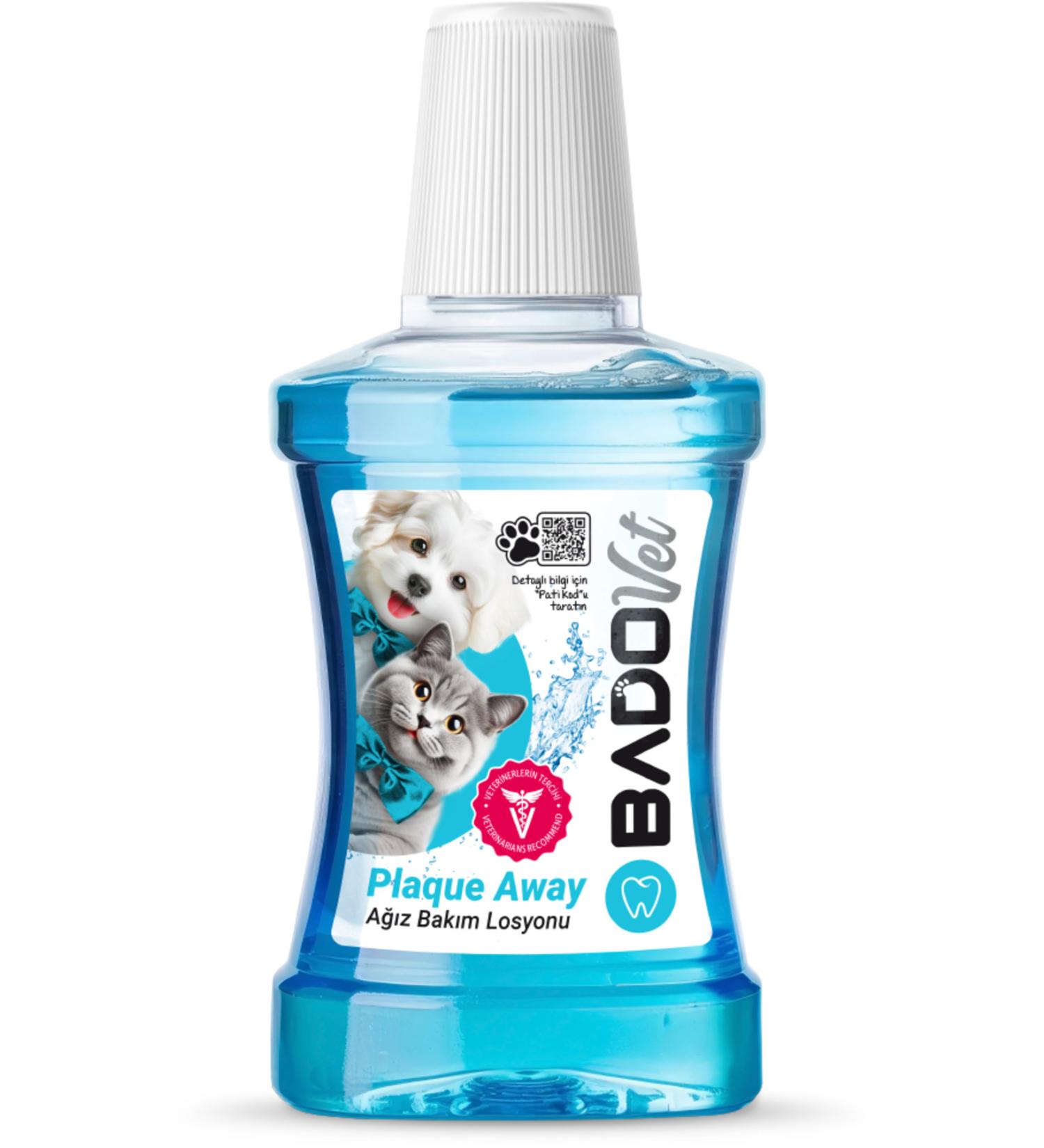 Bado Plaque Away Oral Care Lotion for Cats and Dogs 250 ml