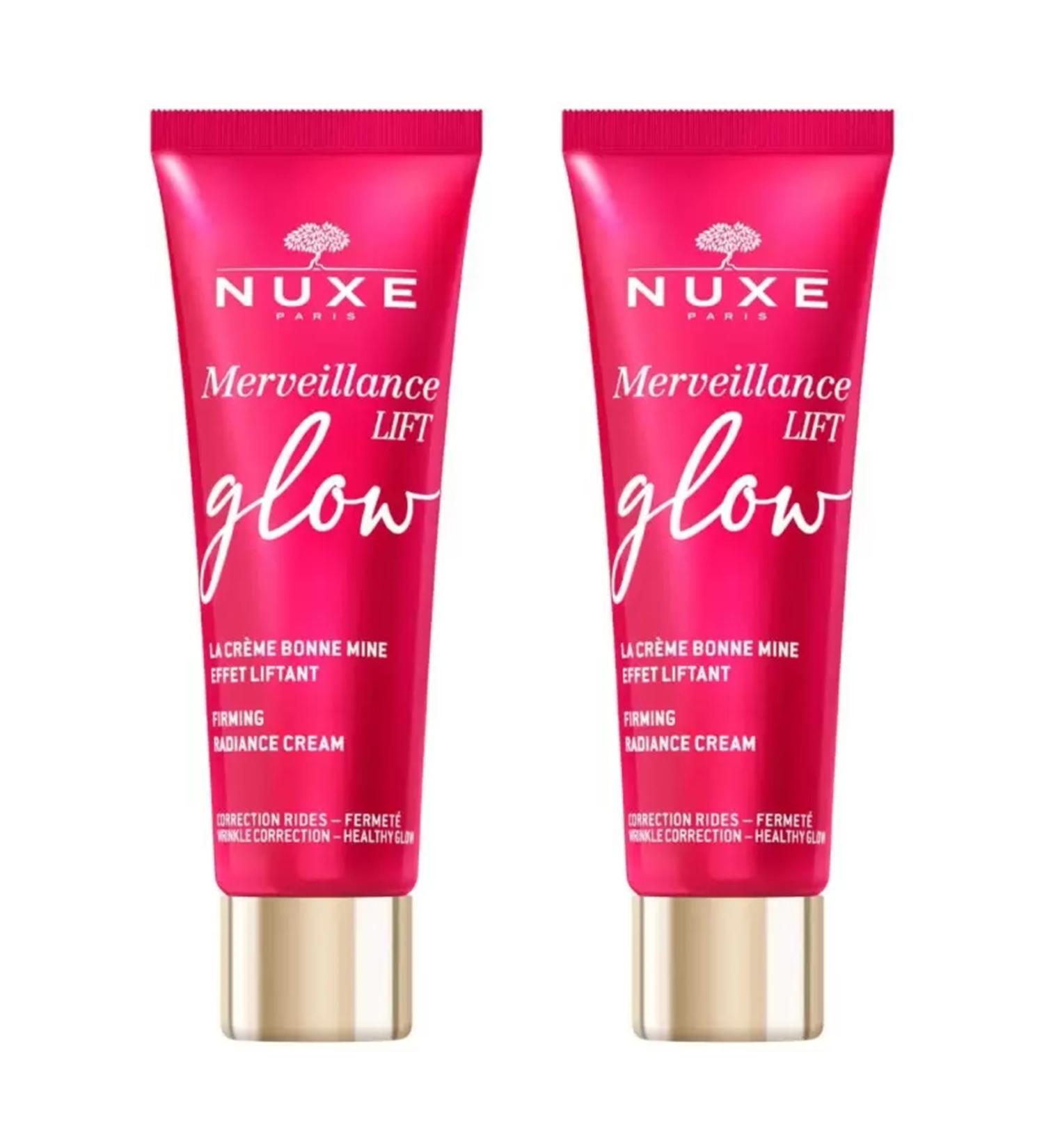 Nuxe Merveillance Lift Glow Firming Radiance Cream - Firming Cream - 50 ml 2 Pieces
