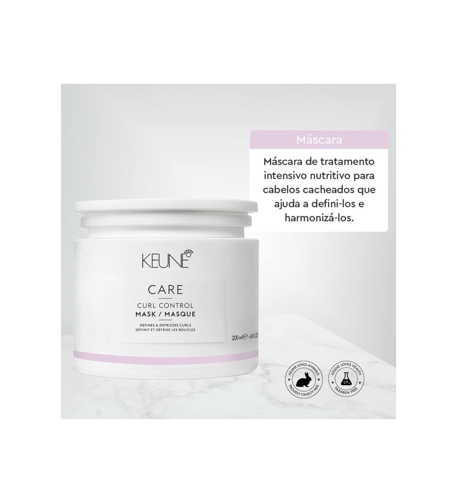 Keune Keue - Care Curl Control Mask - Anti-Electricity and Anti-Frizz Moisture Mask 200 Ml / GEM1222588014865