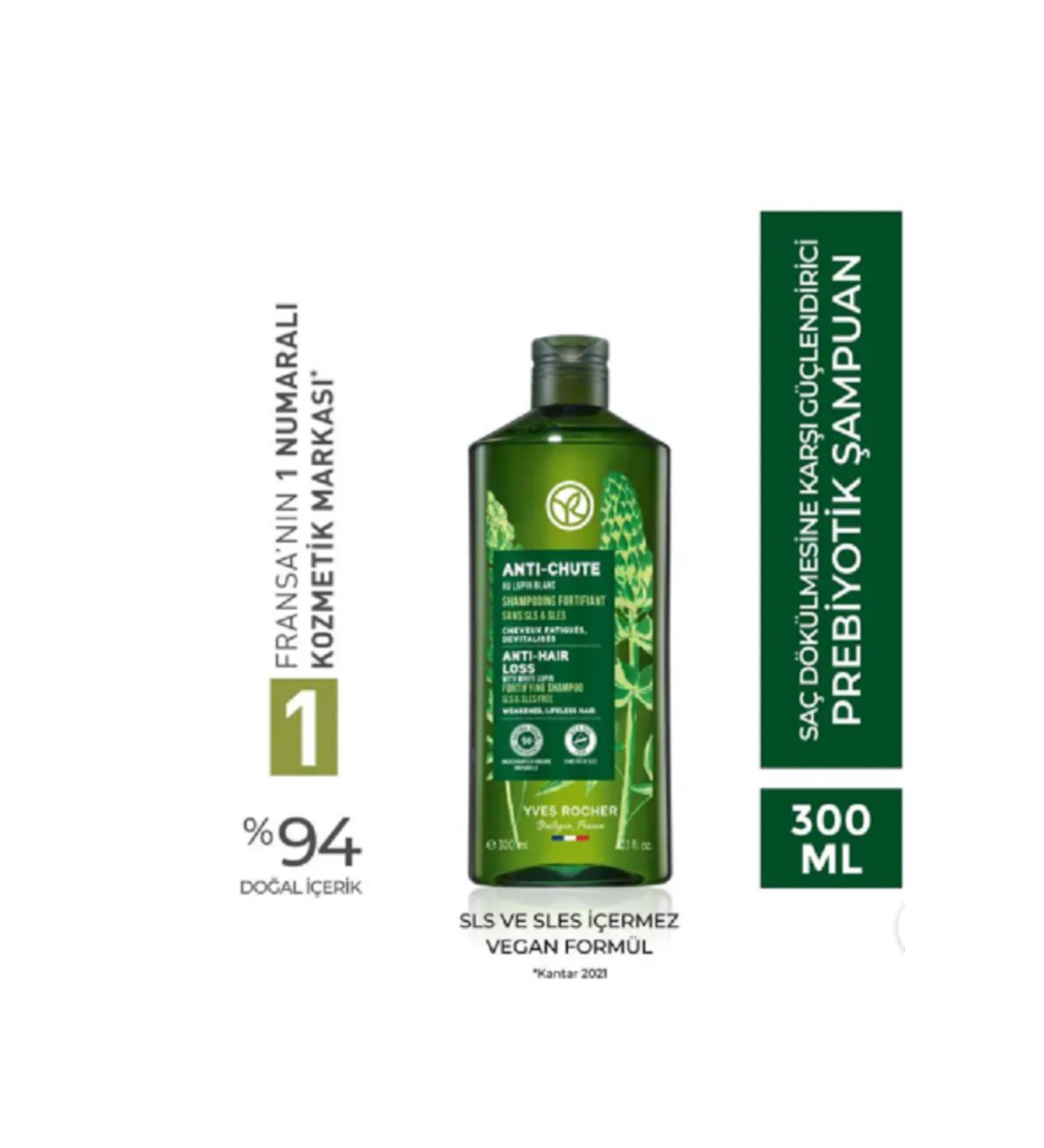 Yves Rocher Anti-Hair Loss / Anti-Chute - Prebiotic Shampoo - Buy Online on GoSupps.com