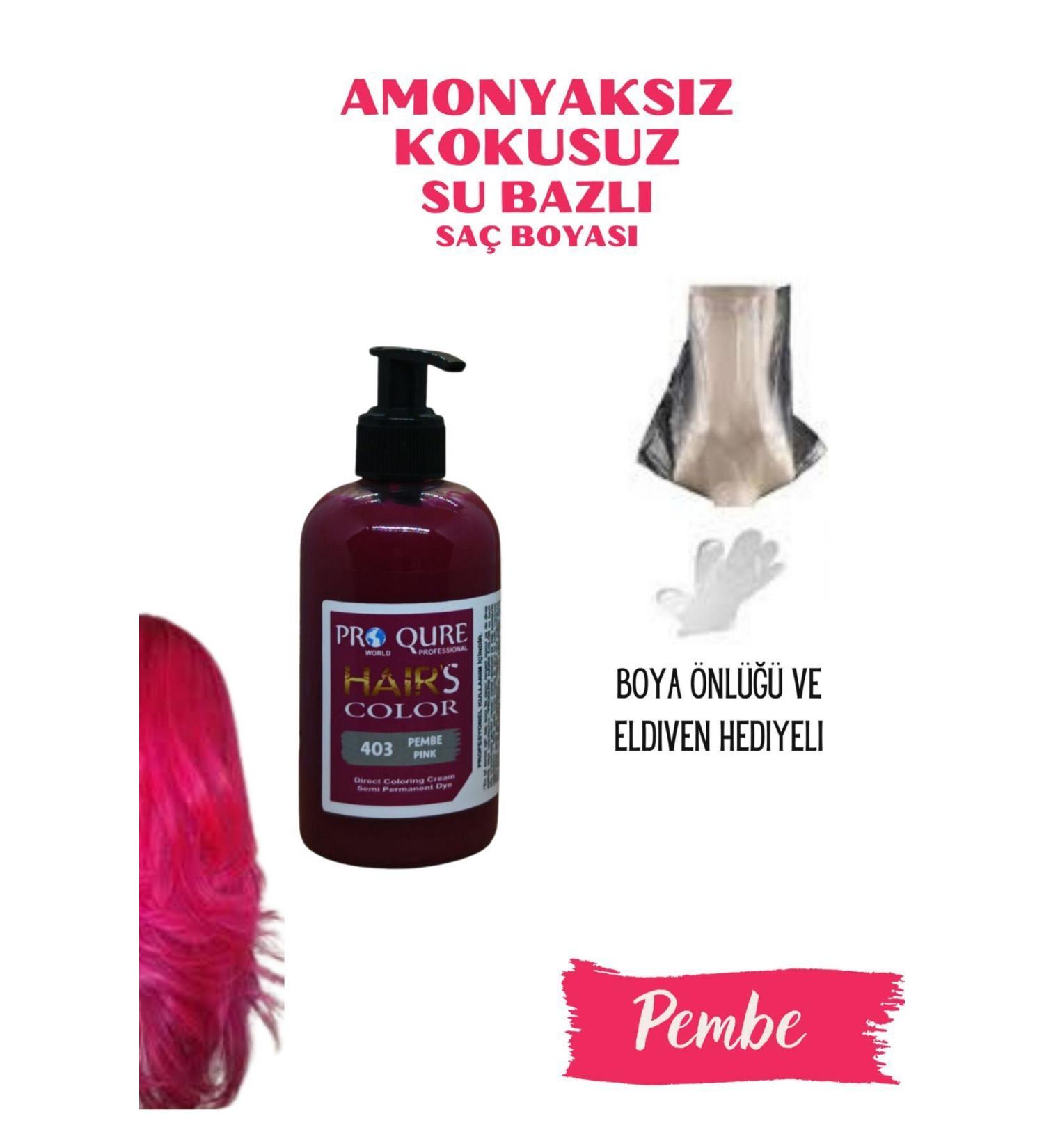 PROQURE Pink Color Hair Dye 250 ml Hair Color - Buy Online on GoSupps.com