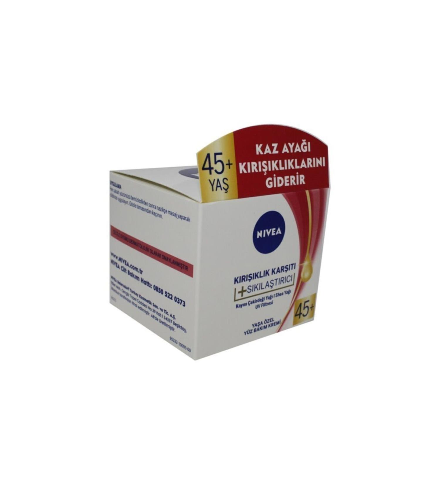 NIVEA N vea Face Cream Anti-Wrinkle + Firming Age 45 50 Ml