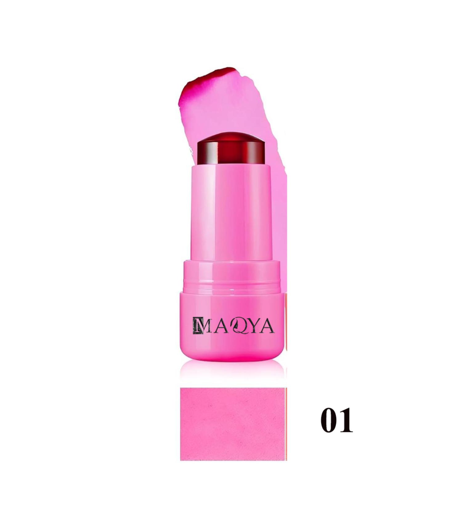 MAQYA Cosmetics GEL Lip To Cheek Tint Lipstick And Blush - Buy Online on GoSupps.com