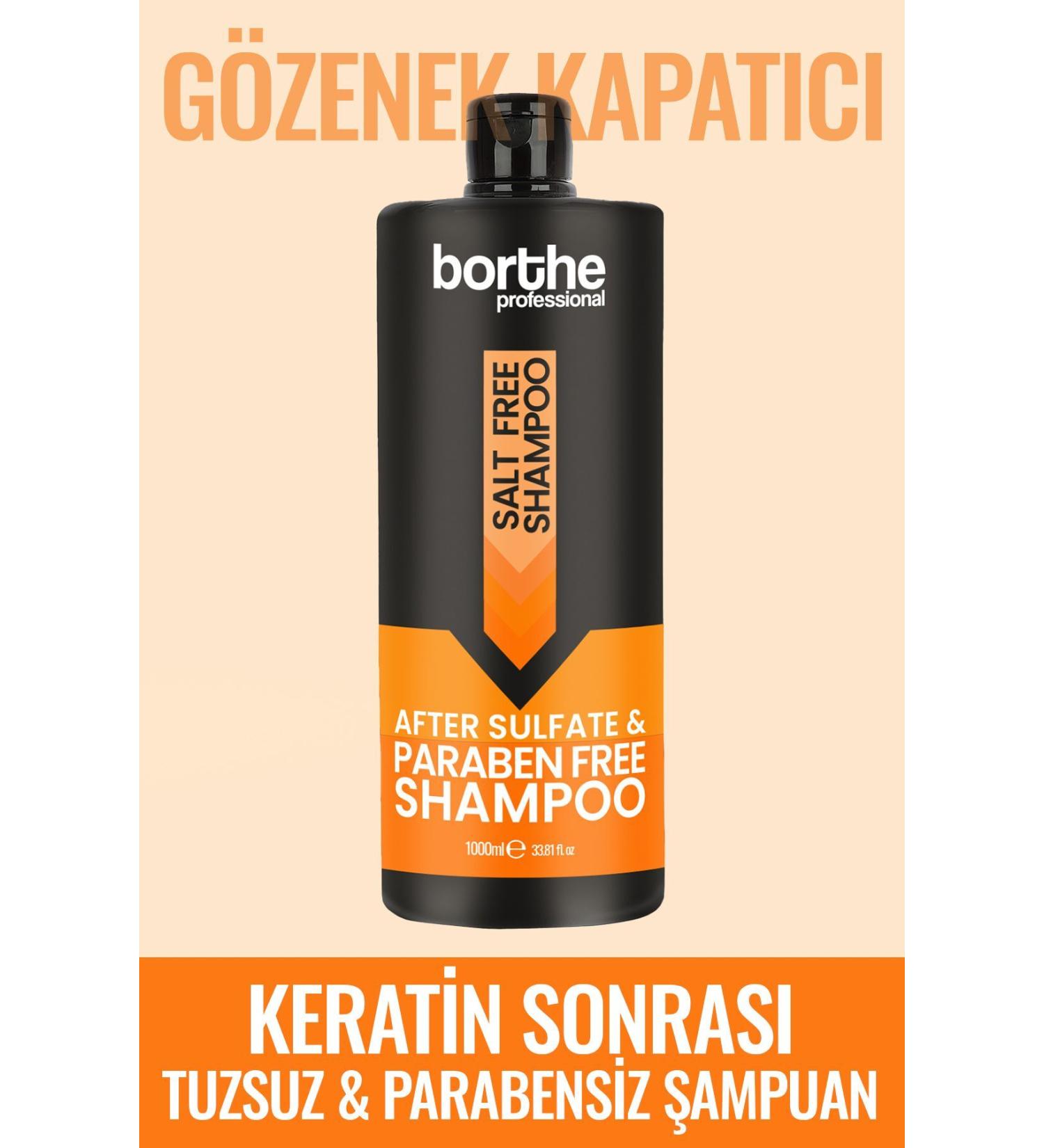 Borthe Professional After Keratin Hair Care Shampoo 1000ml - Buy Online on GoSupps.com