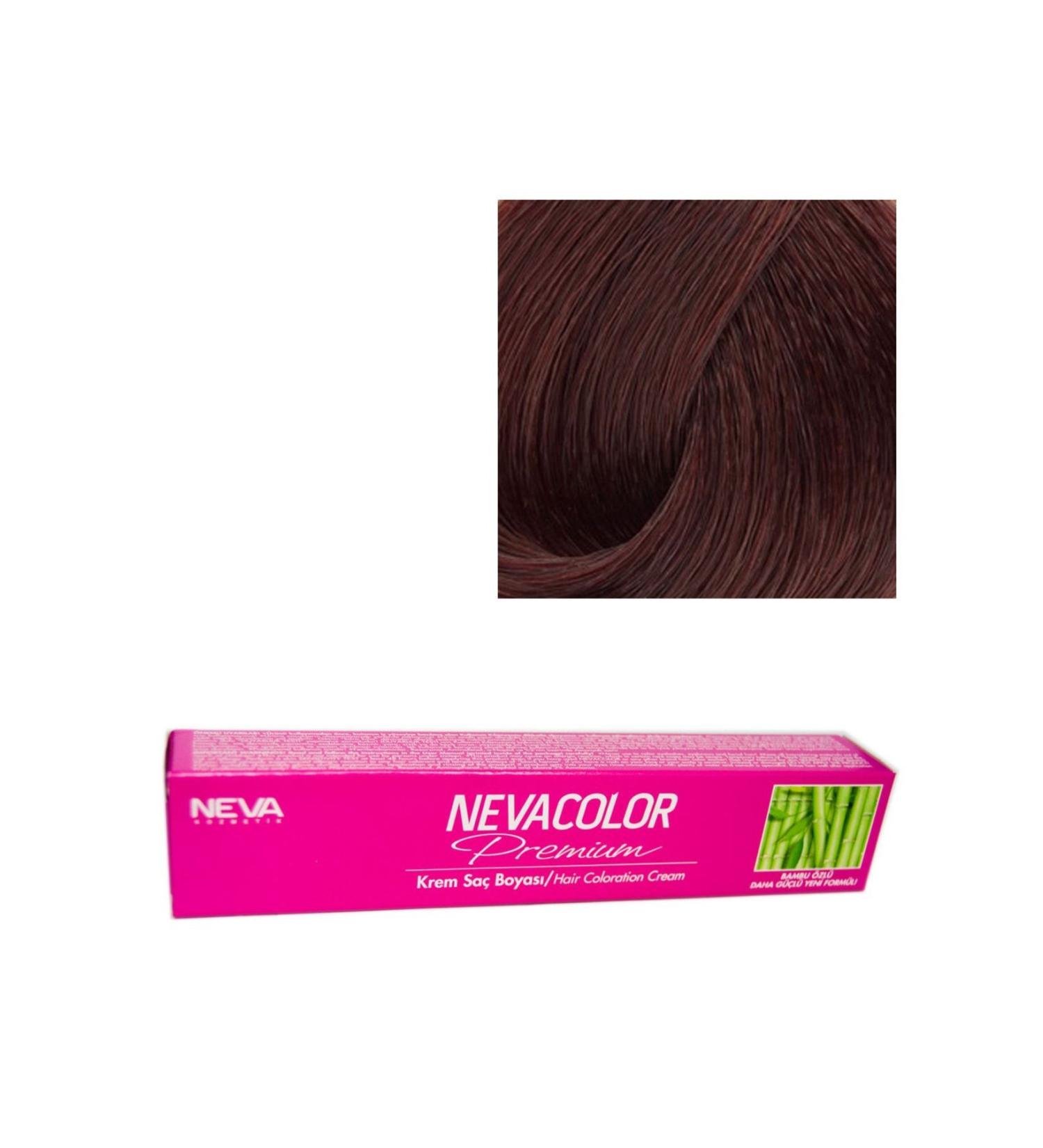 Nevacolor Premium Nevacolor Tube Paint 5.4 Light Chestnut X 3 Pieces + Liquid Oxidant 3 Pieces