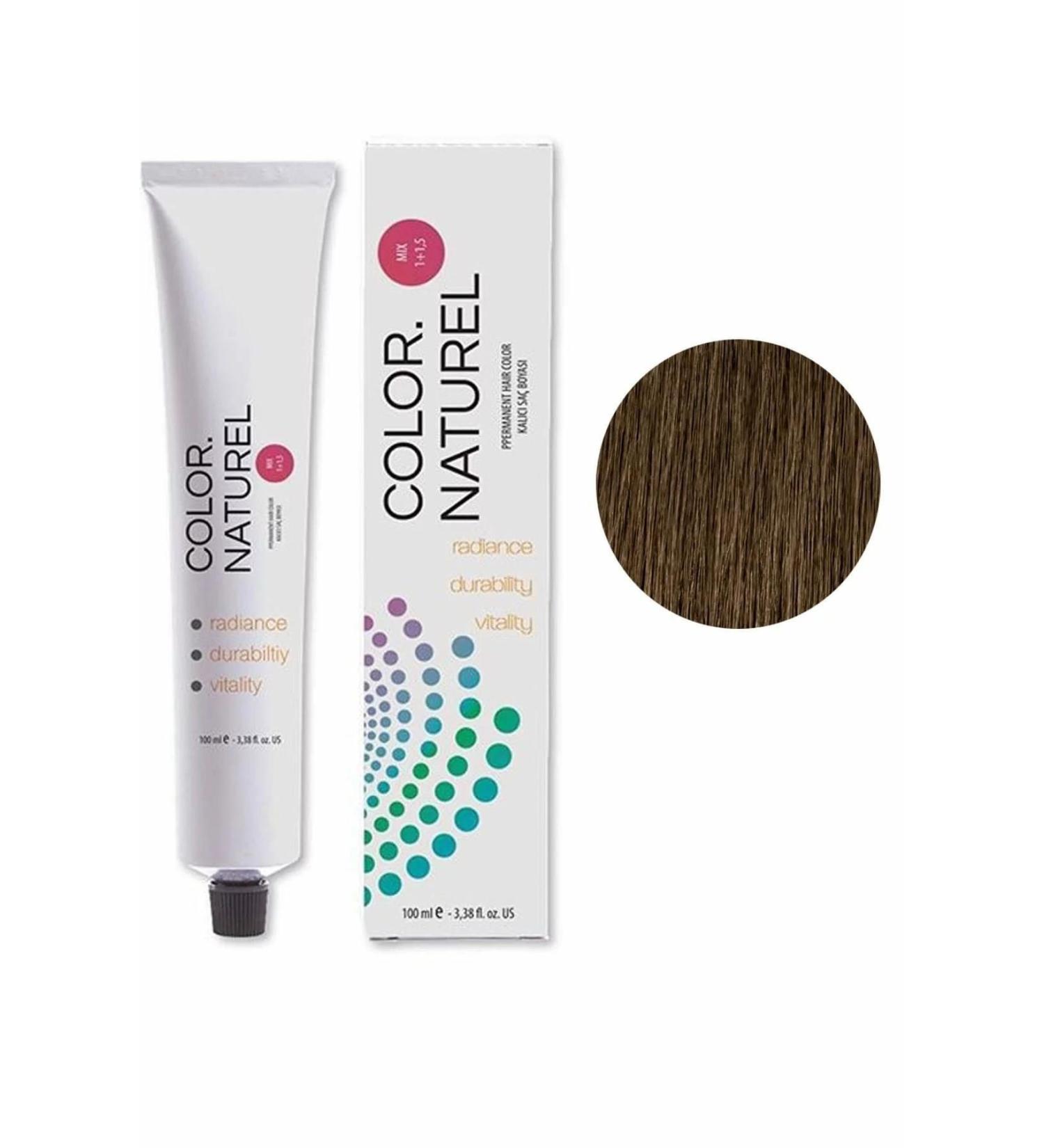 Color Naturel Permanent Hair Dye 100 ml 8.0 Light Blonde