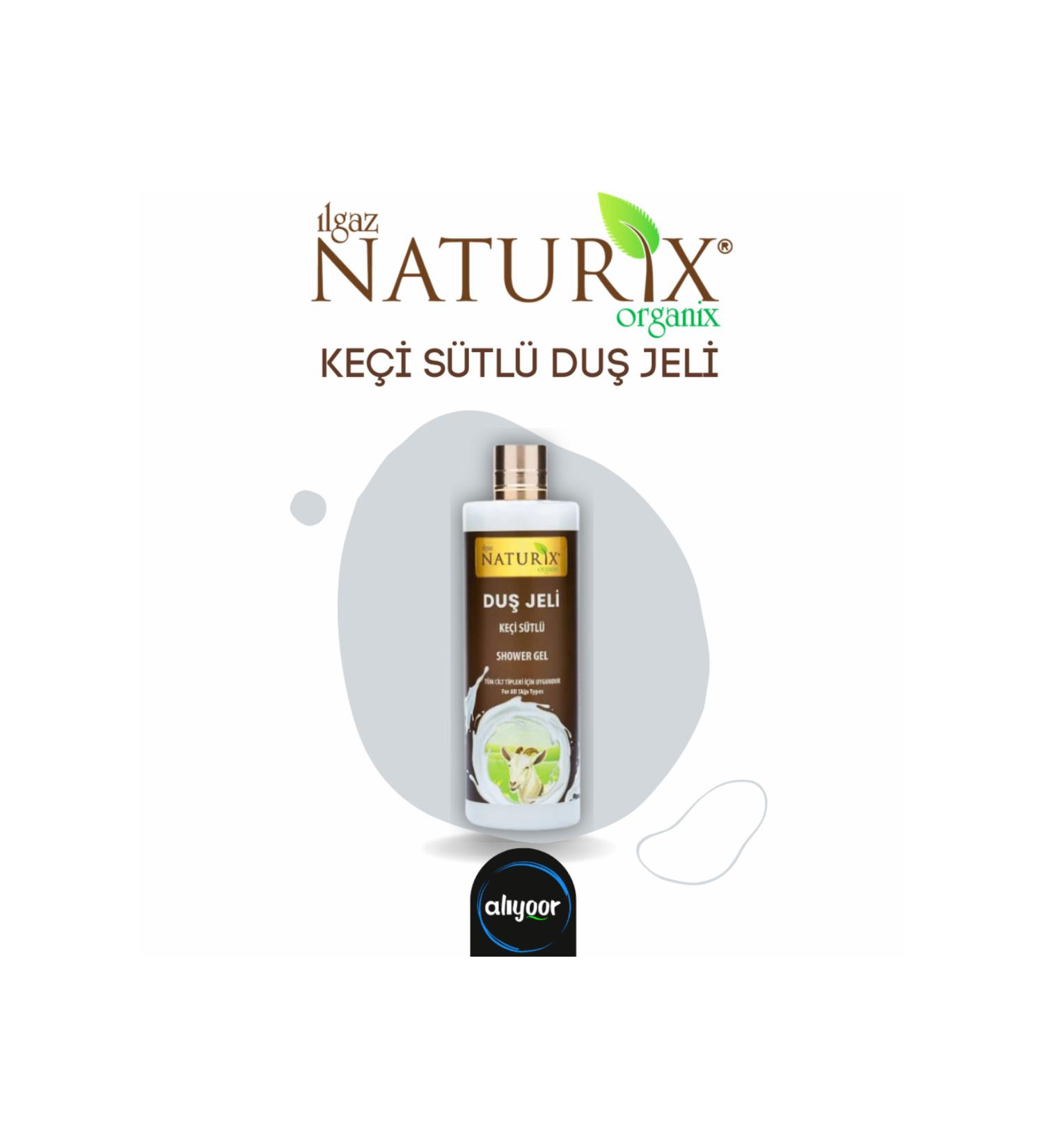 Naturix Goat Milk Shower Gel Shower Gel Long-lasting Fragrance Perfume Effect Shower Gel 400 Ml