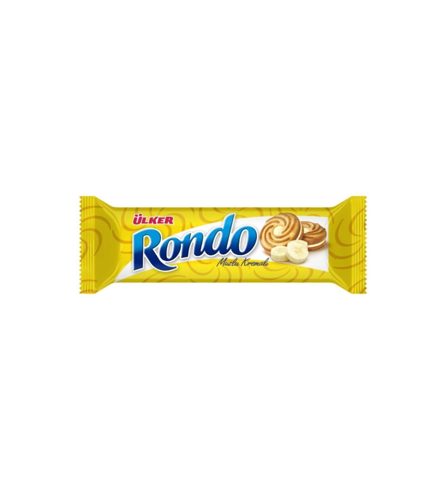 Ulker Rondo Creamy Biscuit with Banana 61 Gr X 24 Pieces