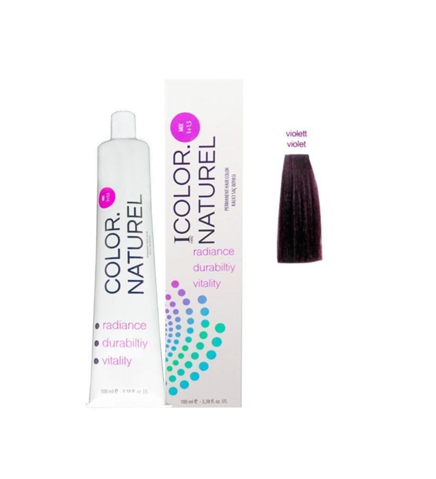 Color Naturel Permanent Hair Dye 100 Ml Violet Violet