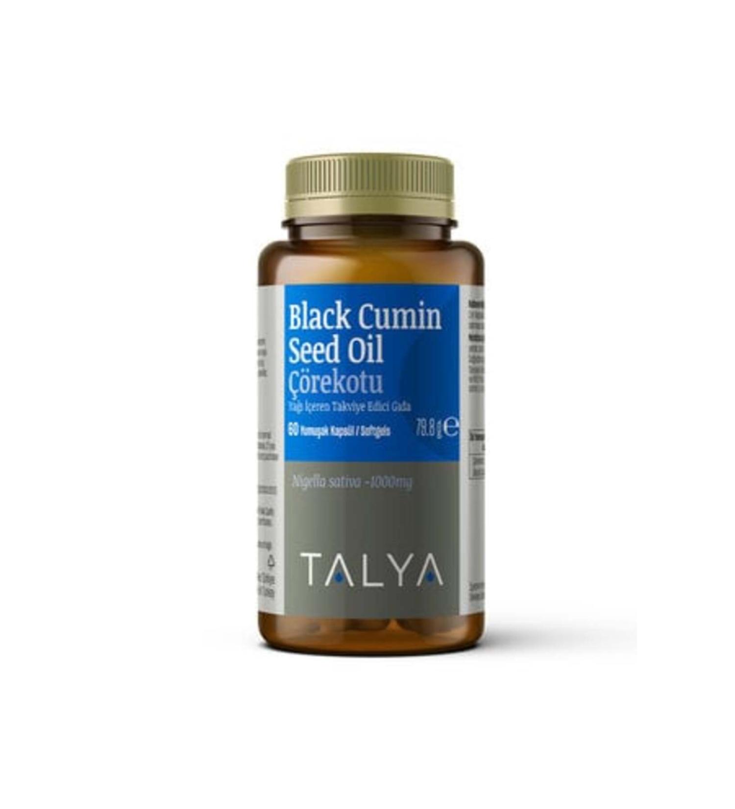 Talya Black Cumin 60 Softgel 1000 Mg (SINGLE)