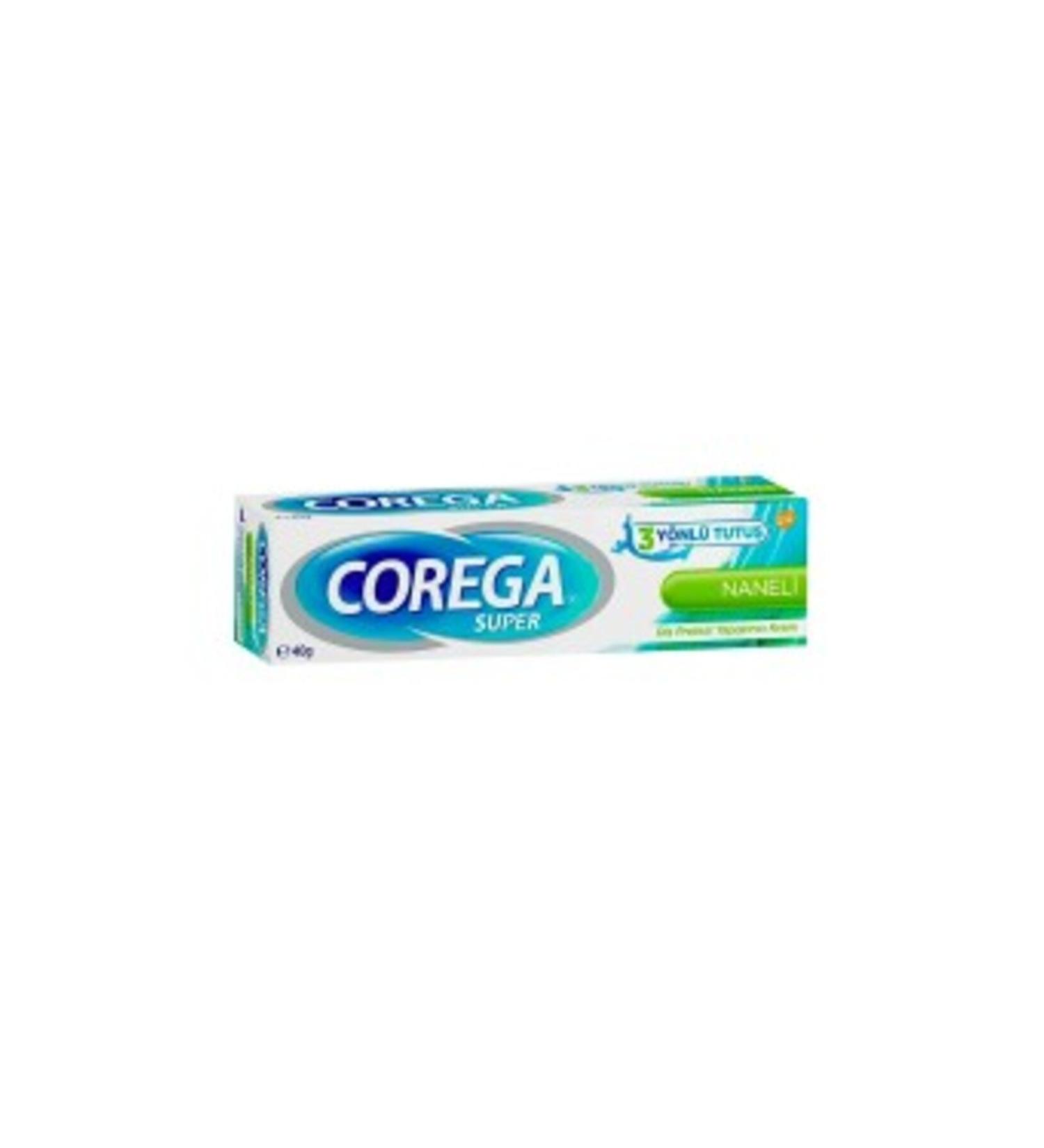 Corega Super Mint Denture Adhesive Cream 40 gr (1 PIECE)