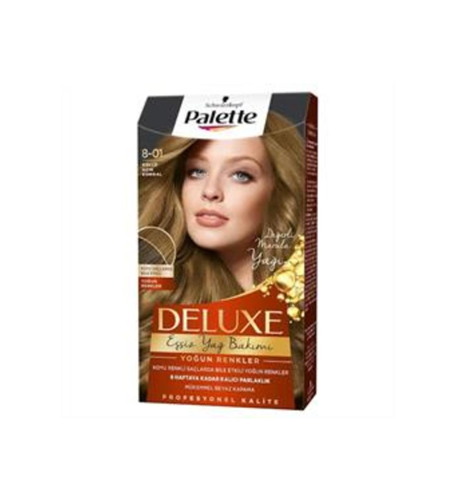 Palette Deluxe Intense Colors 8-01 Ash Light Blonde (SINGLE)