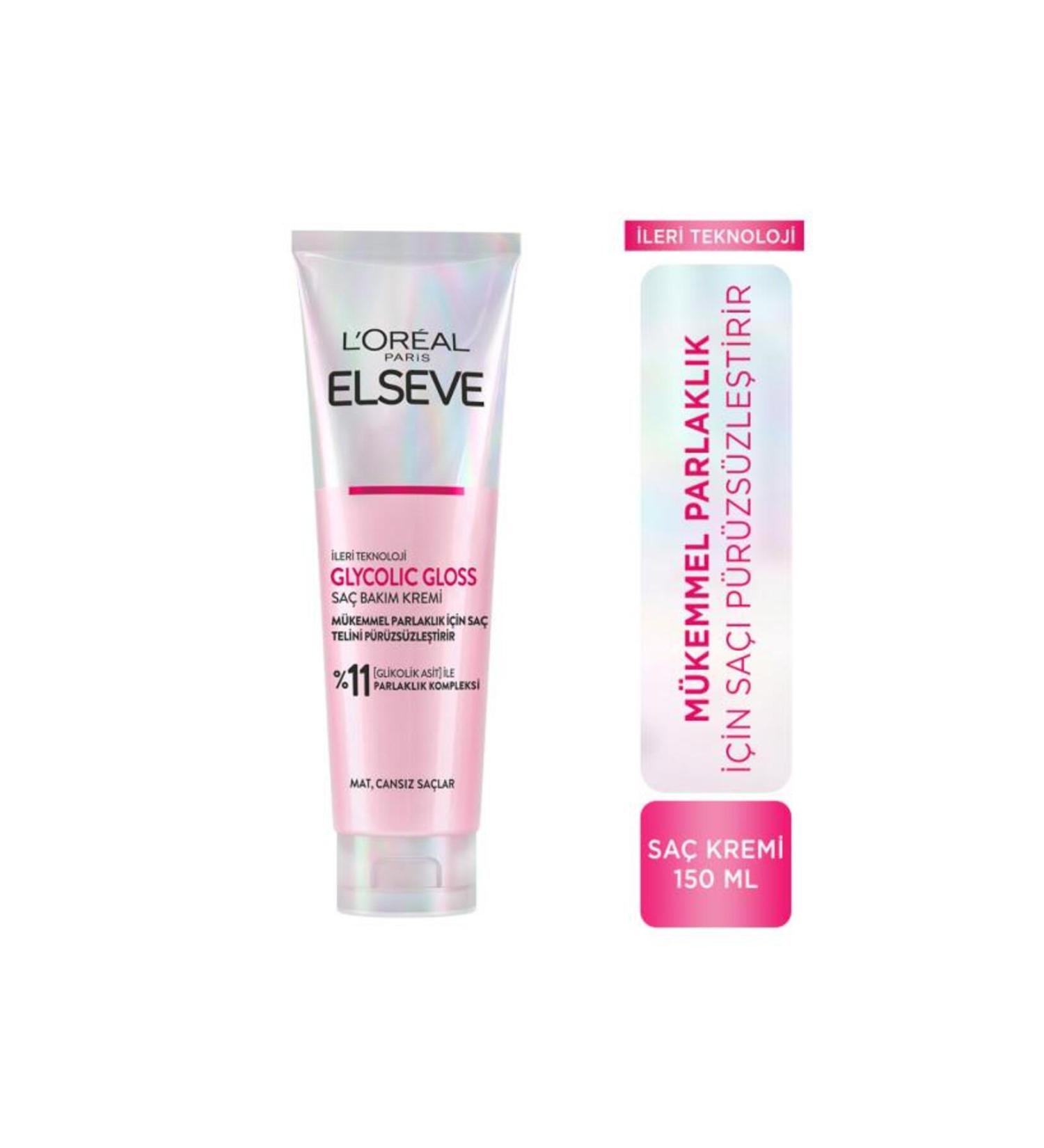 L'Oreal Paris L'Or al Paris Elseve Glycolic Gloss Smoothing Conditioner for Perfect Shine 150ml