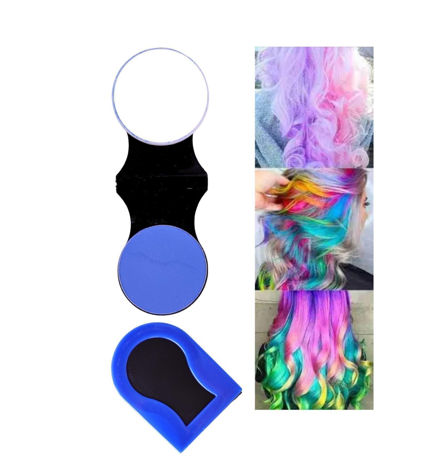 Lesvip's Coloured Hair Chalk Temporary Hair Dye Blue