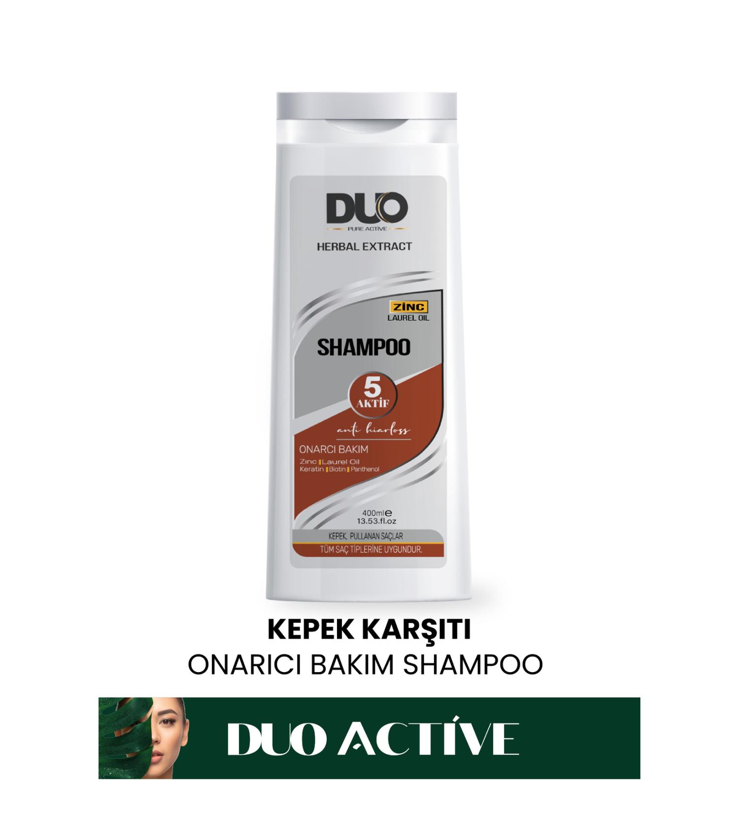 duo pure active Anti-Dandruff Anti-Flaking Zinc Laurel Oil Shampoo