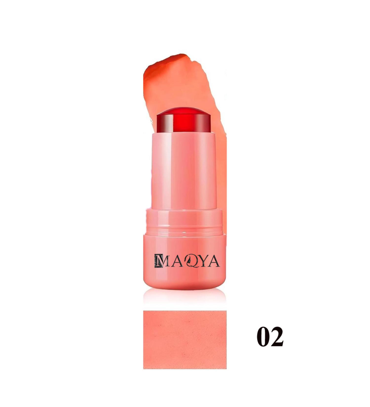 MAQYA Cosmetics GEL Lip To Cheek Tint Lipstick And Blush - Buy Online on GoSupps.com