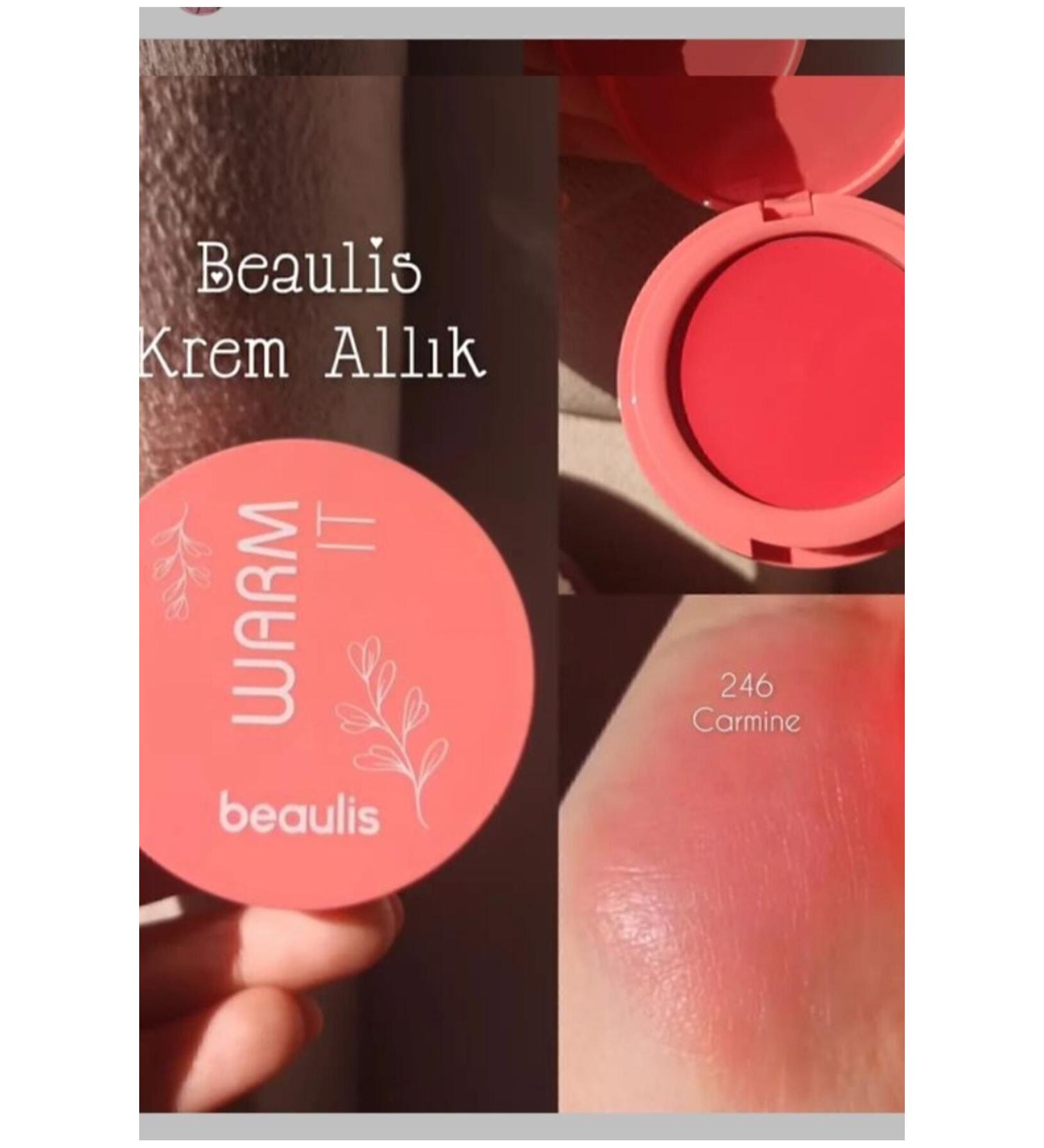 beaulis Warm It Cream Blush Sunset-pink-red-warm Coral Skin Makeup Face Shadow - Buy Online on GoSupps.com