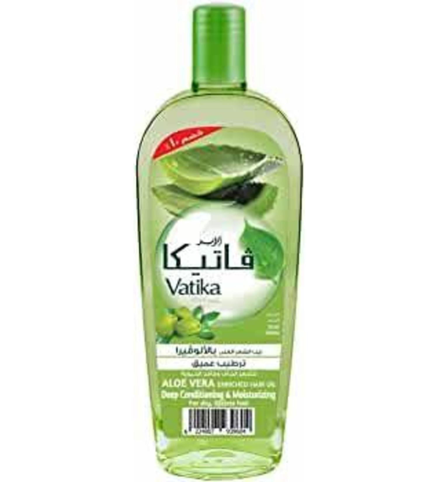 Vatika Naturals Aloe Vera Hair Oil | Olive & Henna | For Dry Lifeless Hair - 180ml - Buy Online on GoSupps.com
