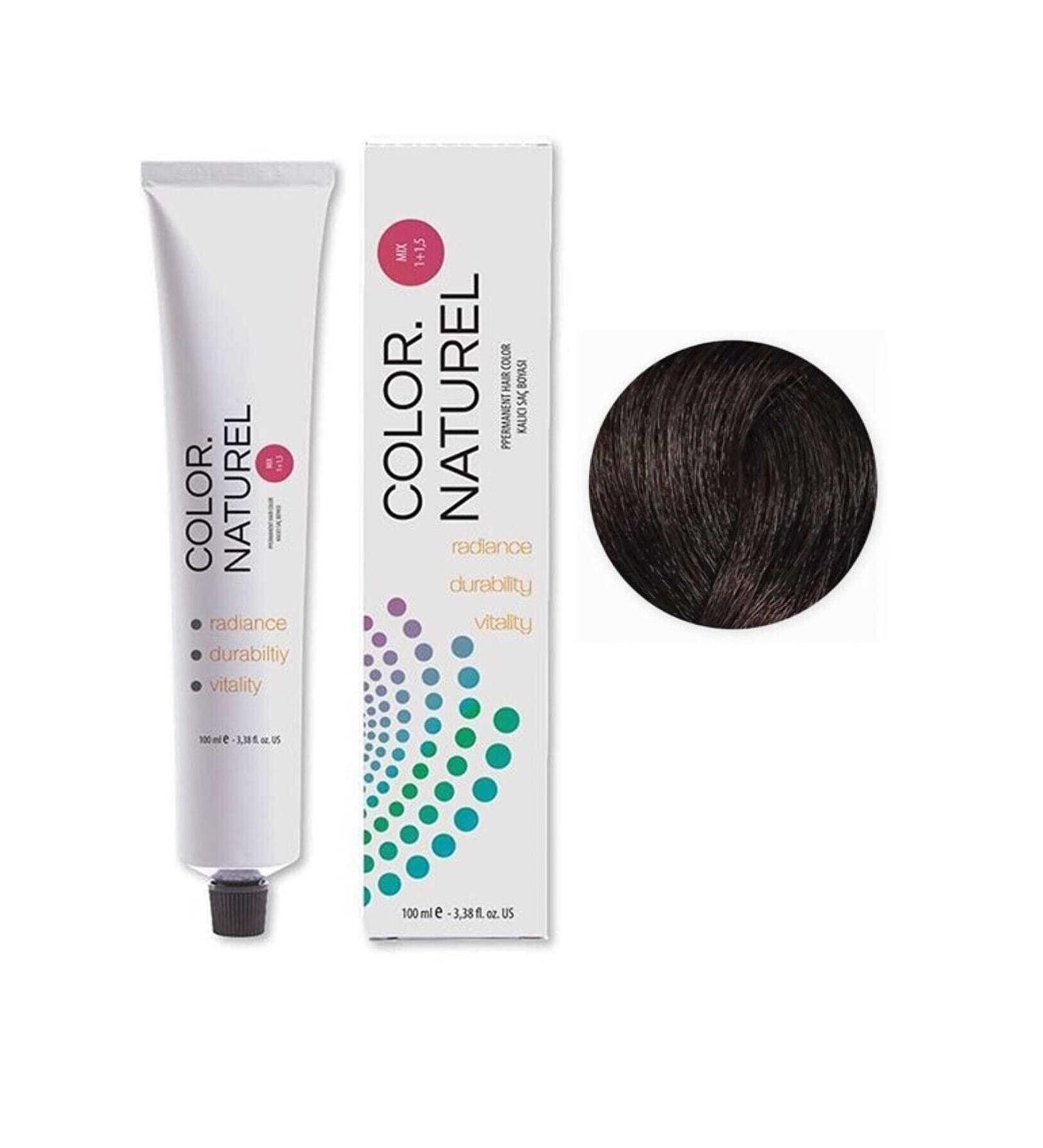 Color Naturel Hair Dye 5.0 Brown 100 ml