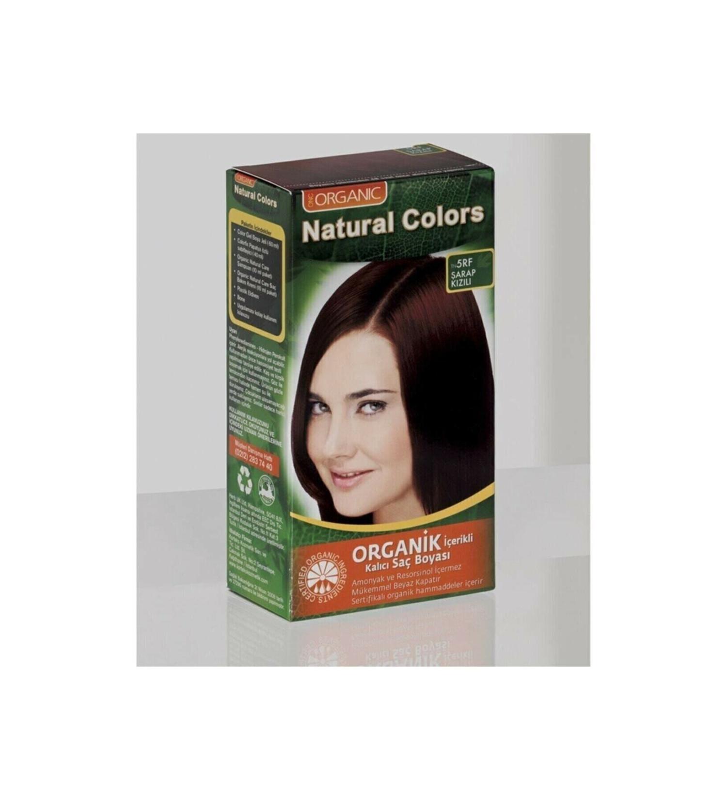 Organic Natural Colors Natural Colors 5rf Wine Red