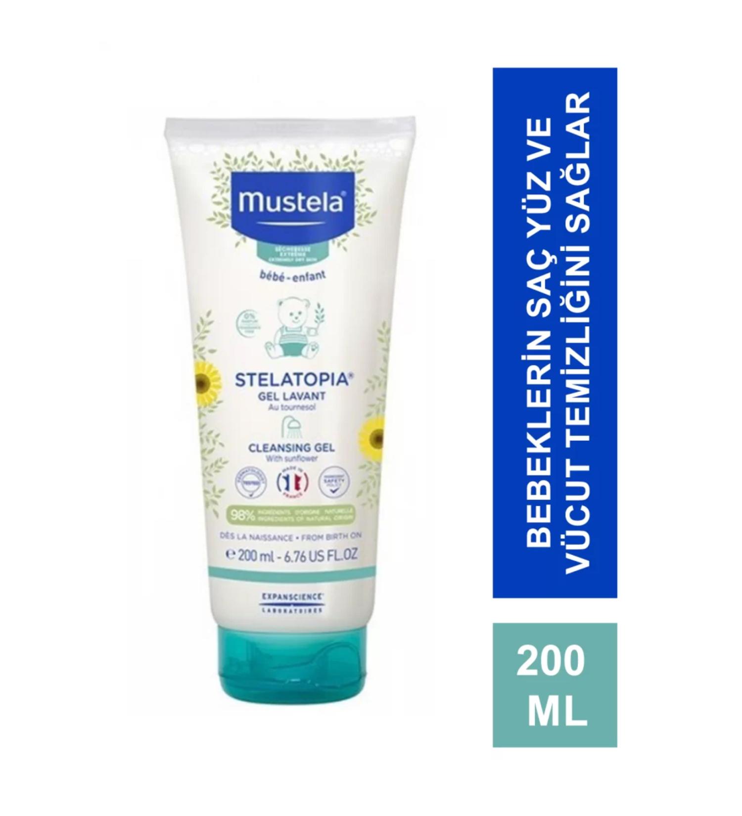 Mustela Stelatopia Cleansing Gel Shampoo 200 ml