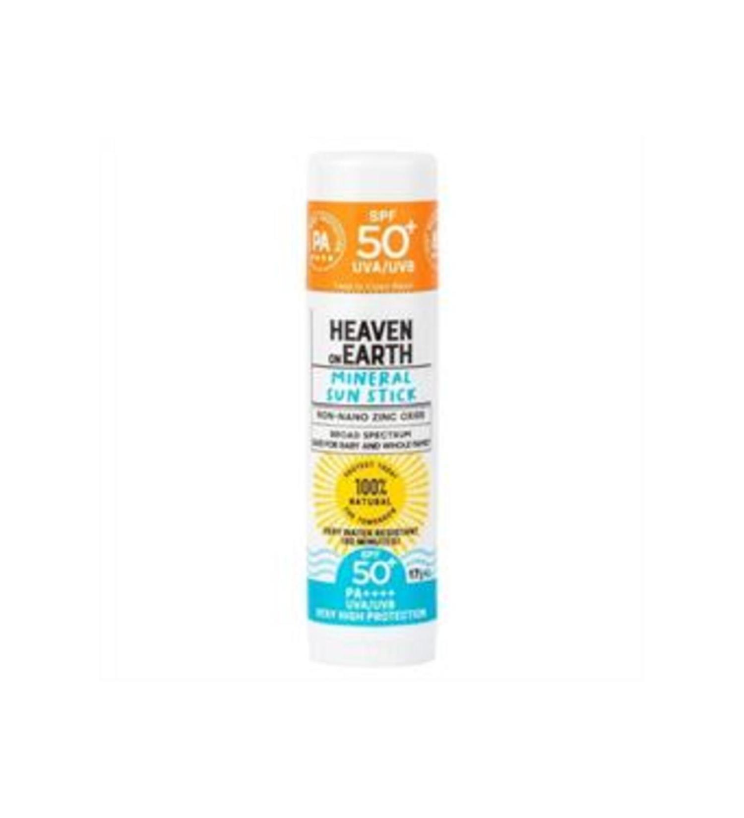 Heaven On Earth Mineral Sunscreen Stick SPF50+ 17gr (SINGLE)