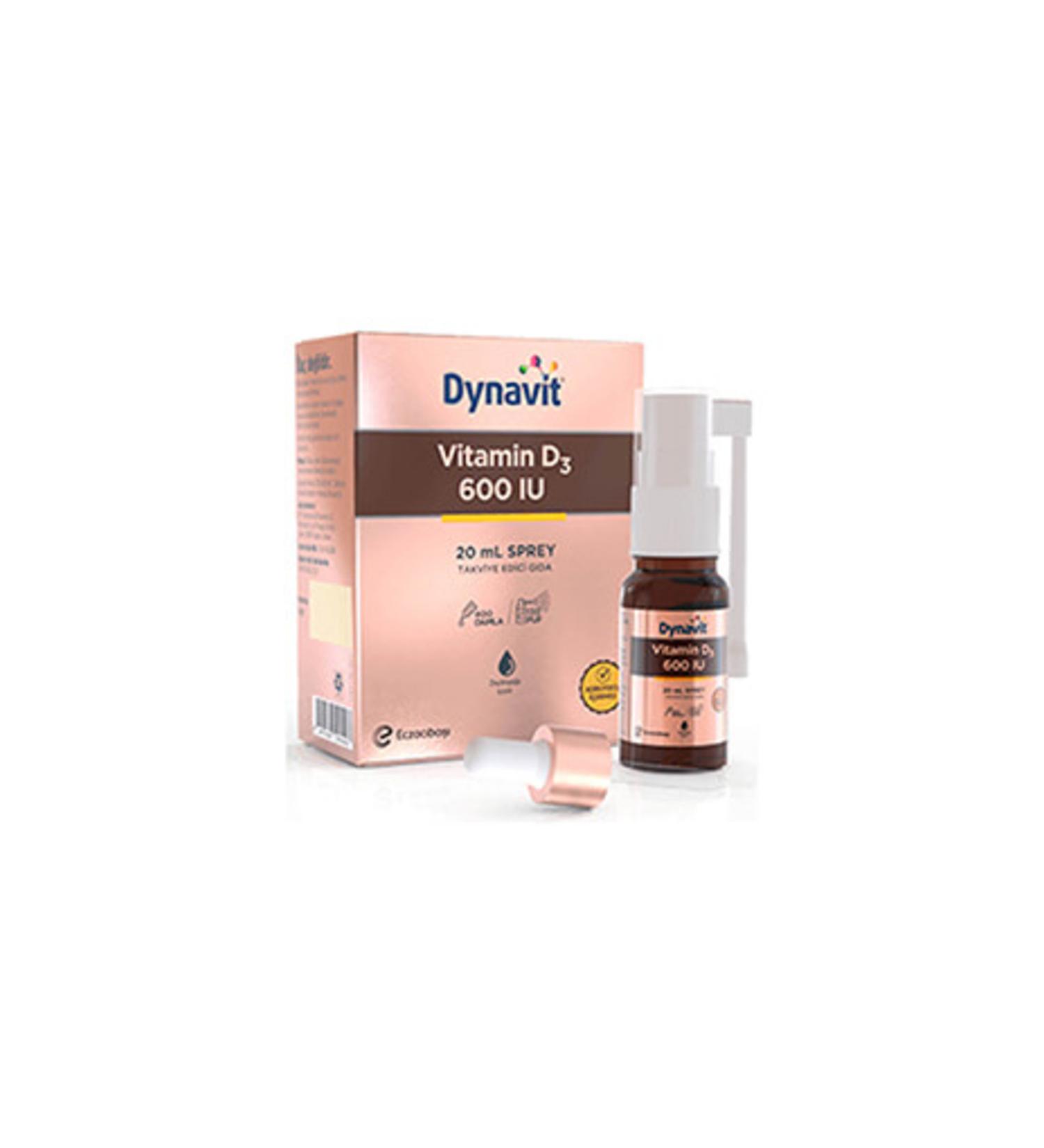 Dynavit Vitamin D3 600 IU 20 ml (SINGLE)