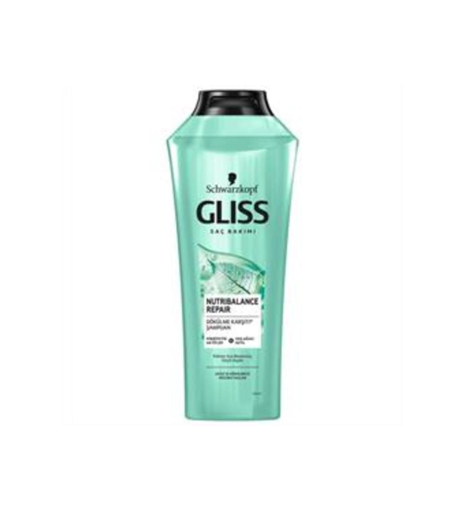 Gliss Nutribalance Repair Shampoo 360ml (SINGLE)