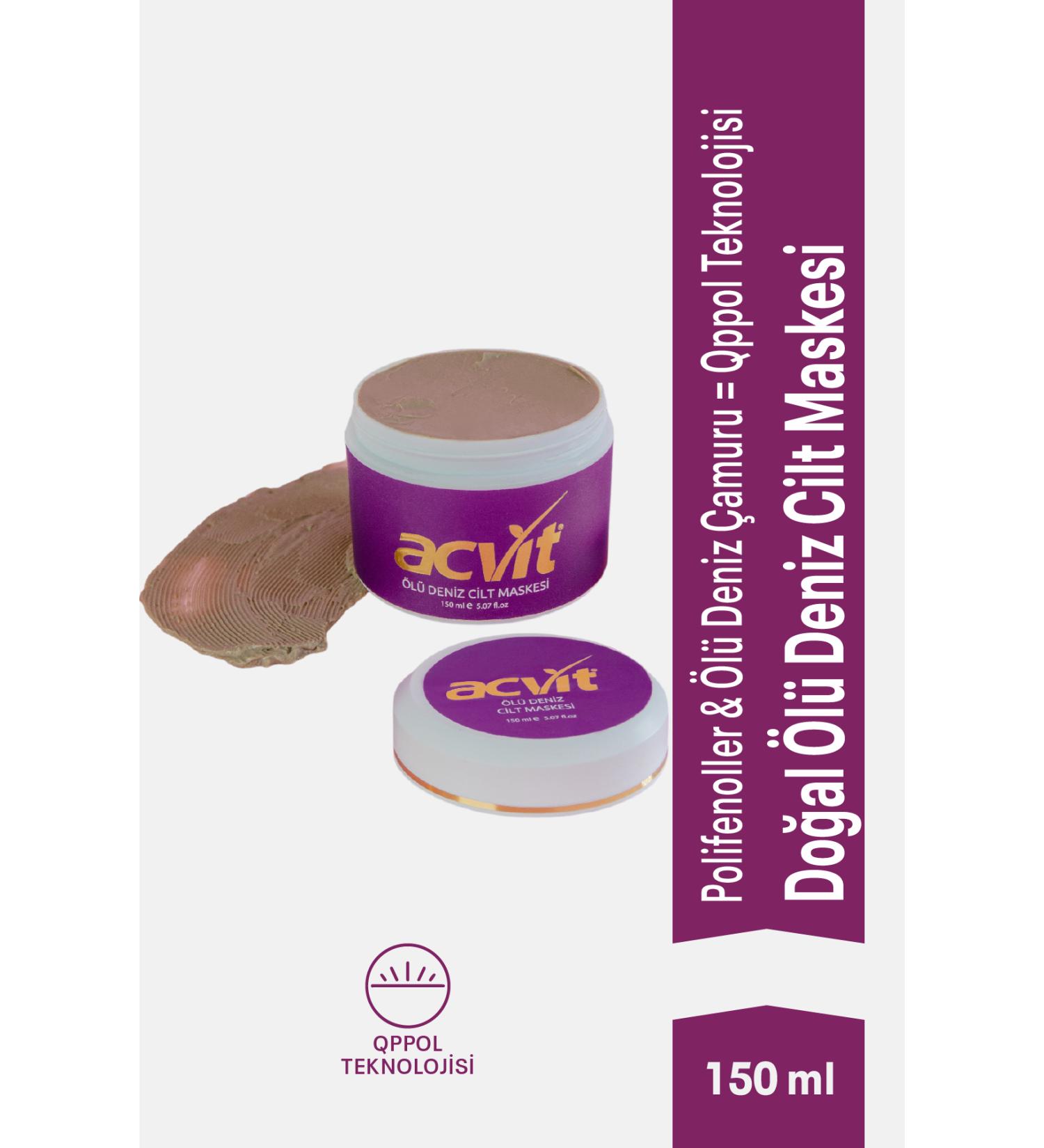 Acvit Dead Sea Skin Mask 150 ml - Buy Online on GoSupps.com