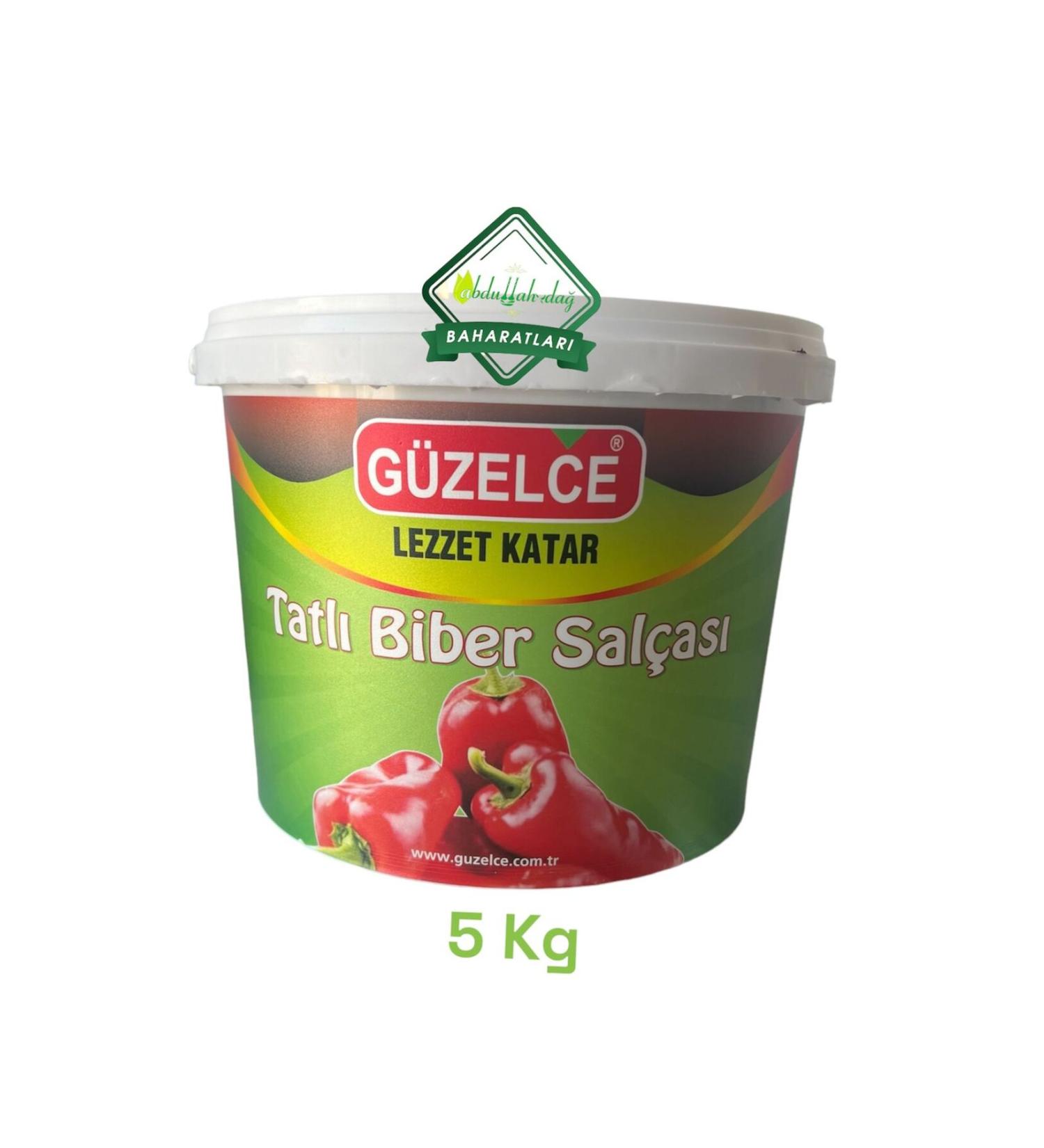 G zelce Hac o lu Spice Hatay Local Natural Pepper Paste Hot-Sweet 5 Kg / 5000 gr Bucket - Buy Online on GoSupps.com