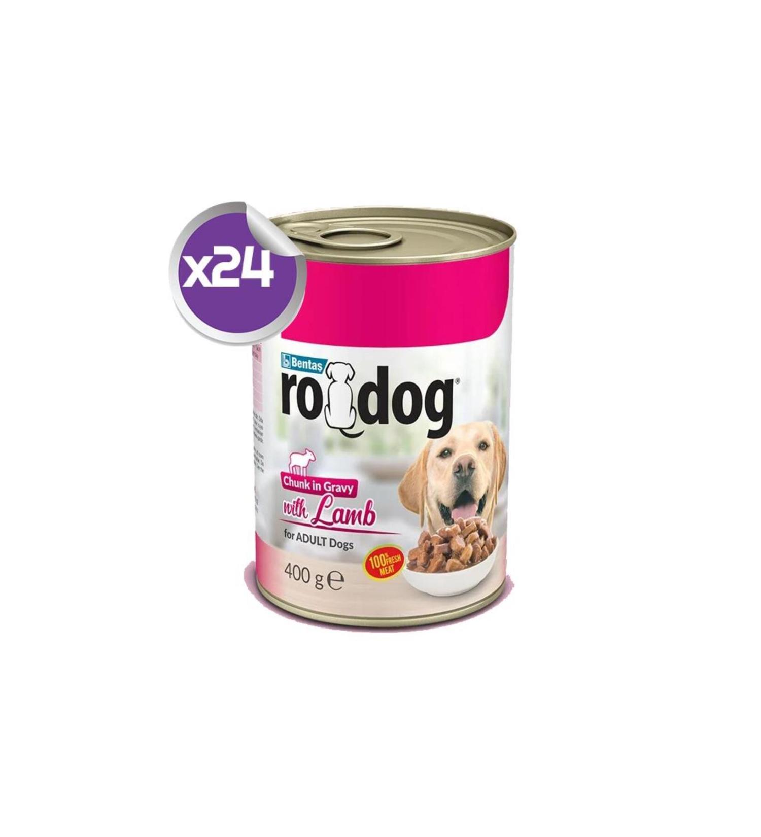 Rodog Lamb Adult Dog Canned Food 24x400gr