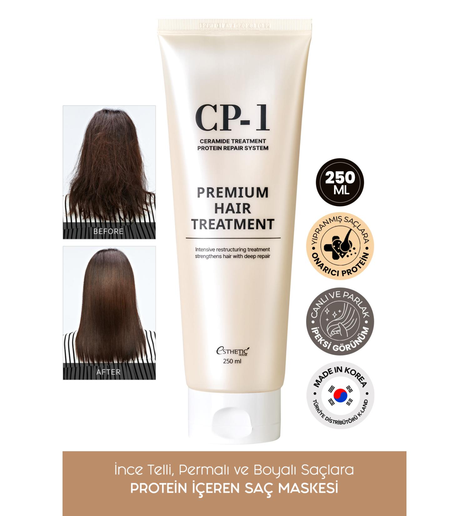 ESTHETIC HOUSE CP-1 Nourishing Moisturizing Hair Care Mask for Damaged Hair Premium Hair Treatment 250ml - Buy Online on GoSupps.com