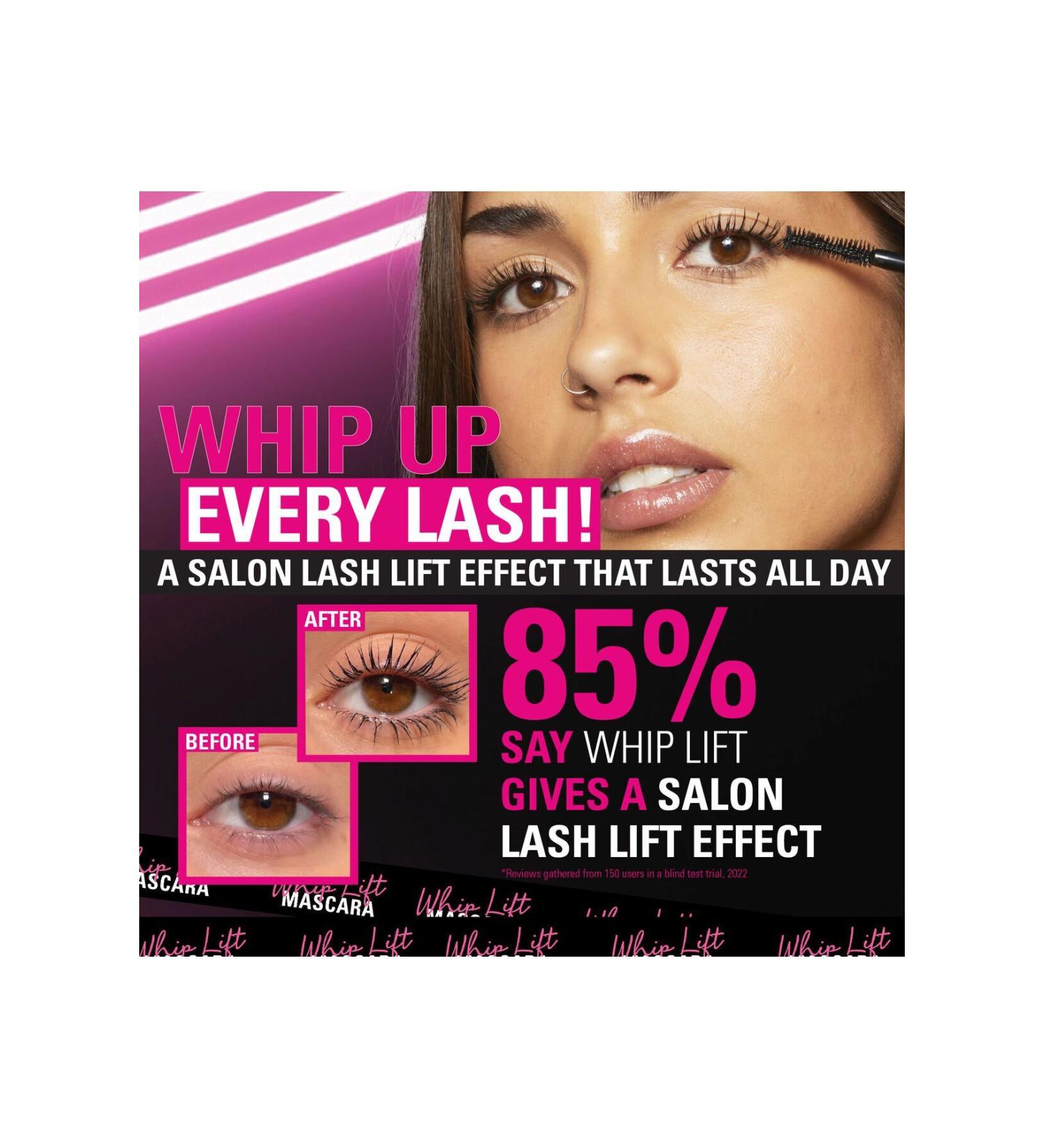 Revolution Castor Oil & Argan Oil 5D Whip Lift Black Mascara (Cruelty free) MLSCOSMETICS Q28