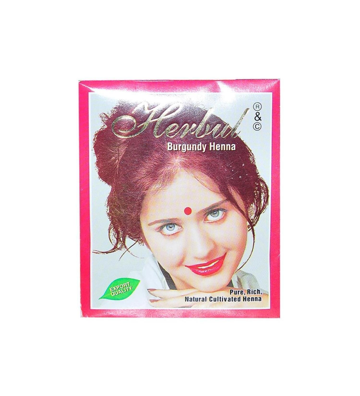 Herbul Red Indian Henna 10 grams Natural Burgundy Henna - Buy Online on GoSupps.com