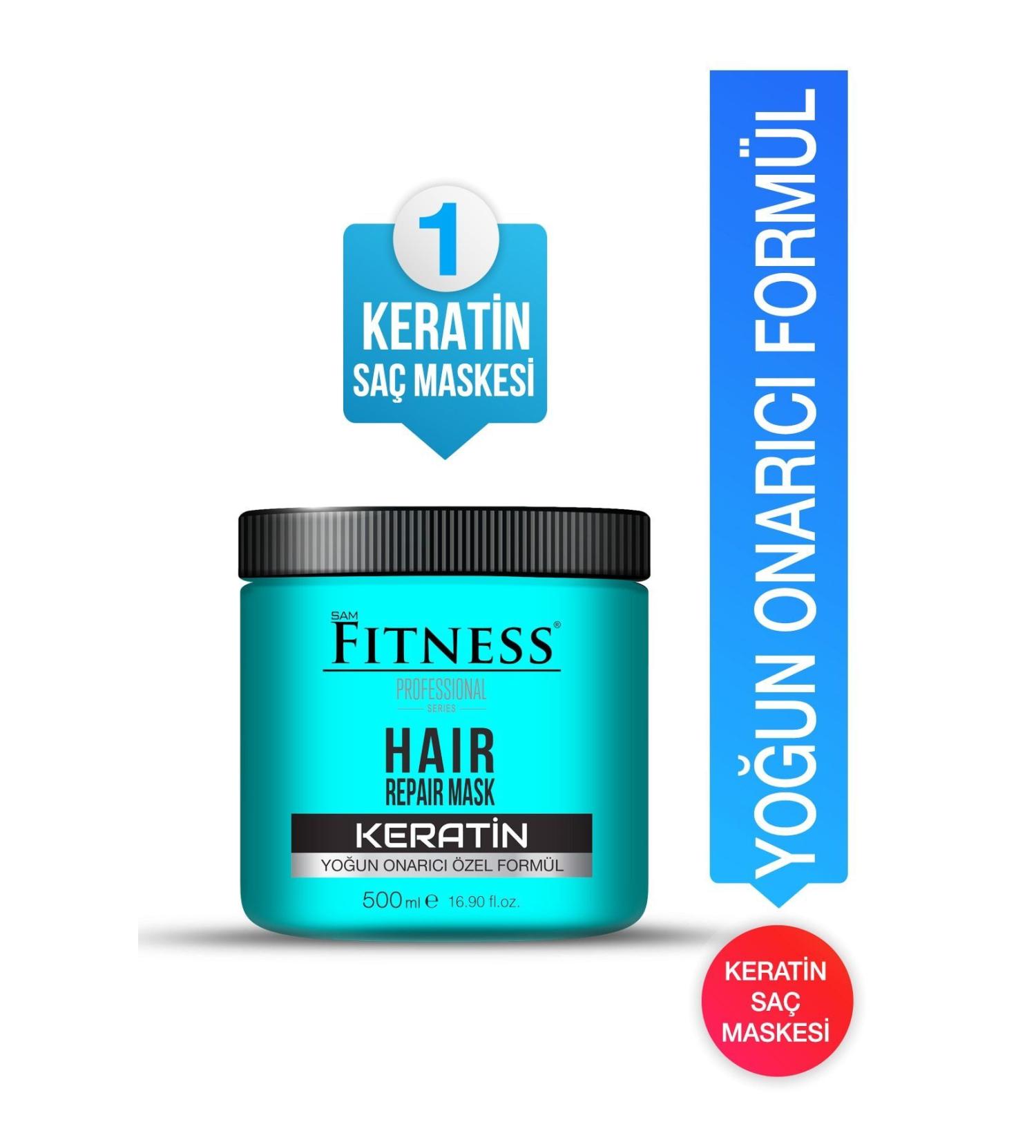 Fitness Professional Intensive Repair Keratin Hair Care Mask 500 ml