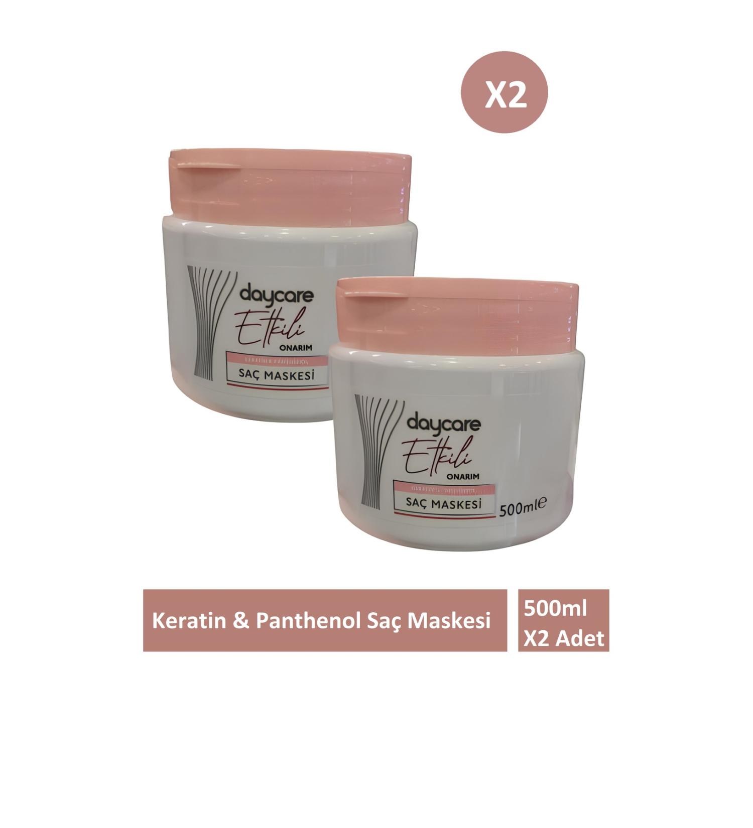 Daycare Repairing hair care cream effective repair keratin and panthenol 500 ml X 2 pieces