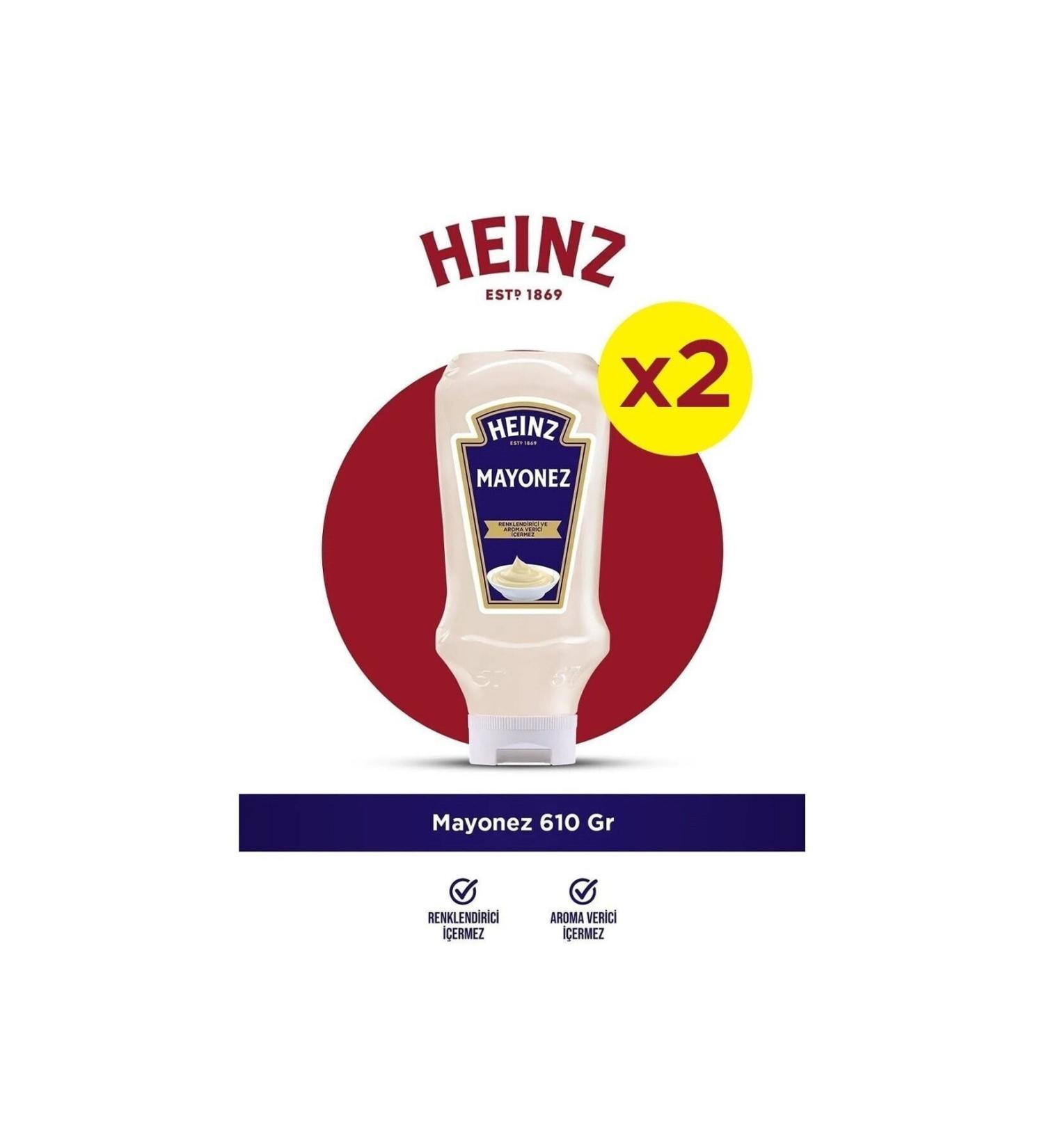 Heinz Mayonnaise 610 Gr X 2 Pieces