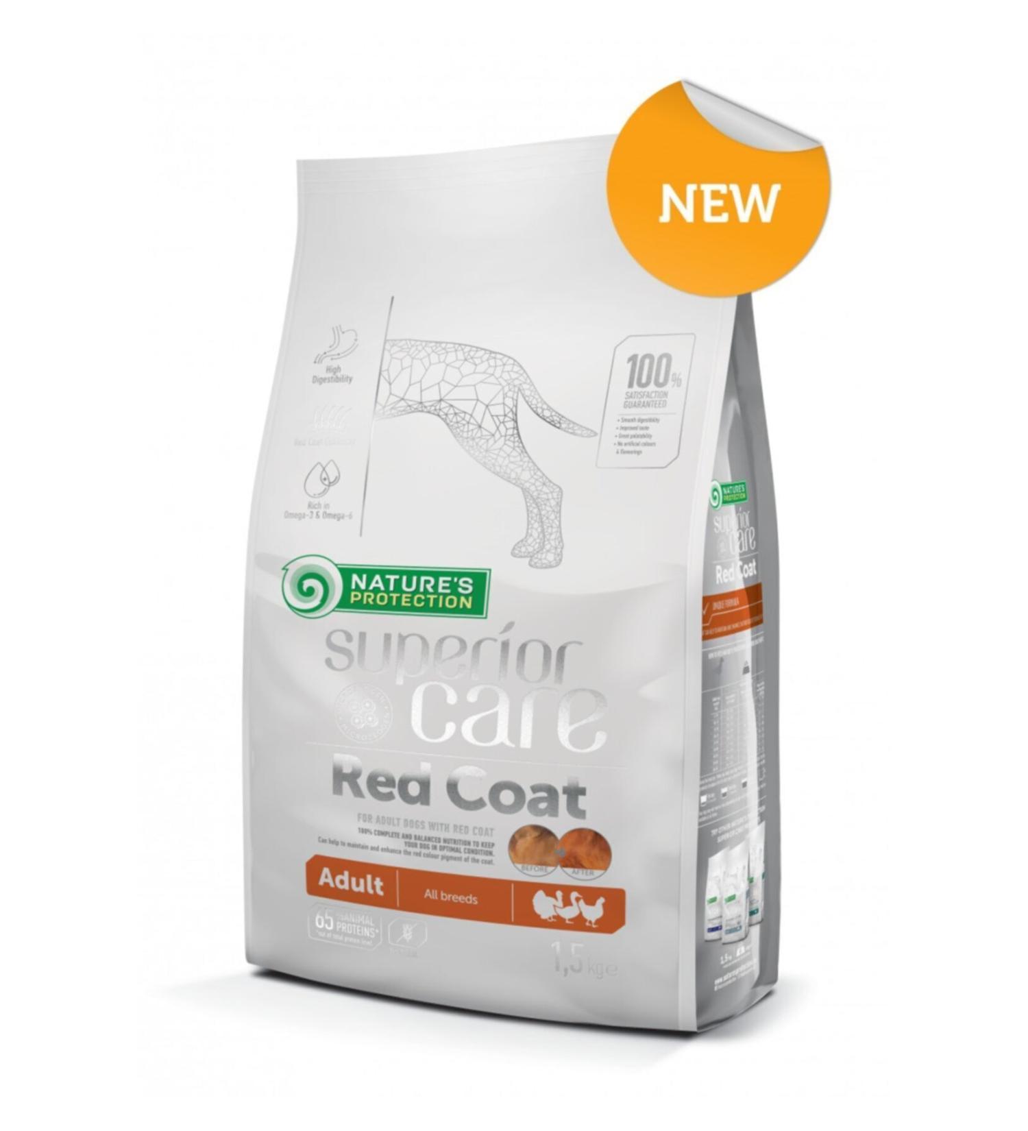 Nature's Protection Superior Care Adult All Breed Dogs Red Skin Complete Pet Food 1.5 Kg