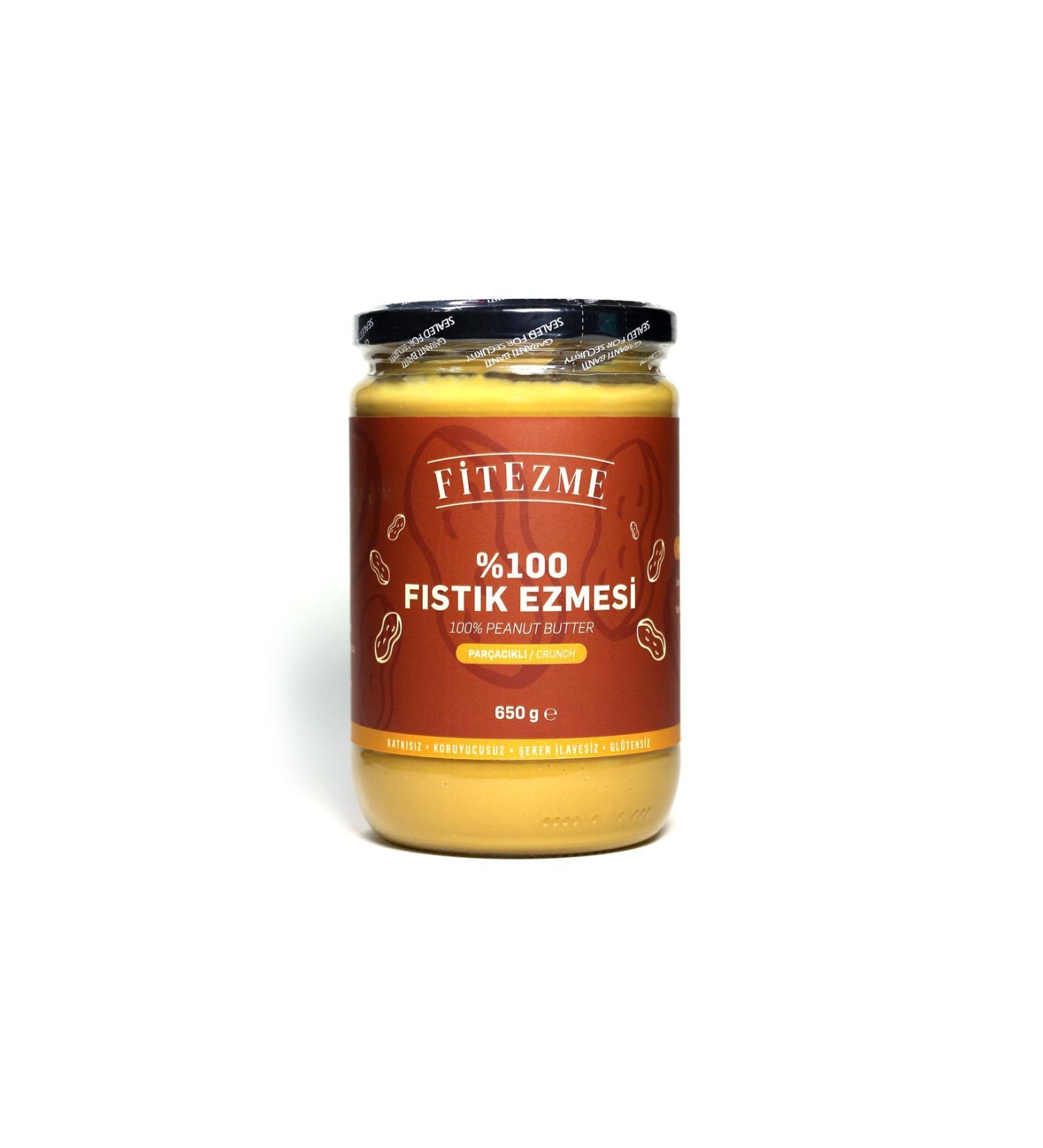 fitezme 100% Peanut Butter (Peanut) with Pieces 650g - Buy Online on GoSupps.com