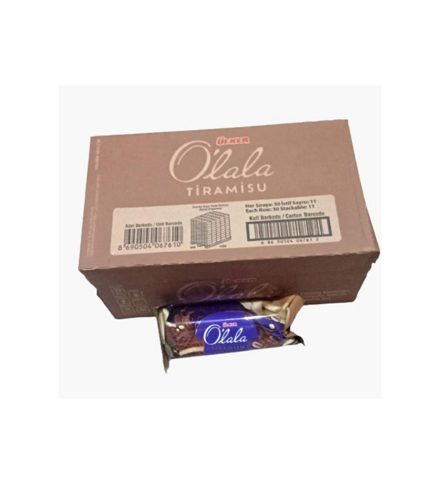 Ulker Olala Tiramisu Cake 45 gr X 15 Pieces