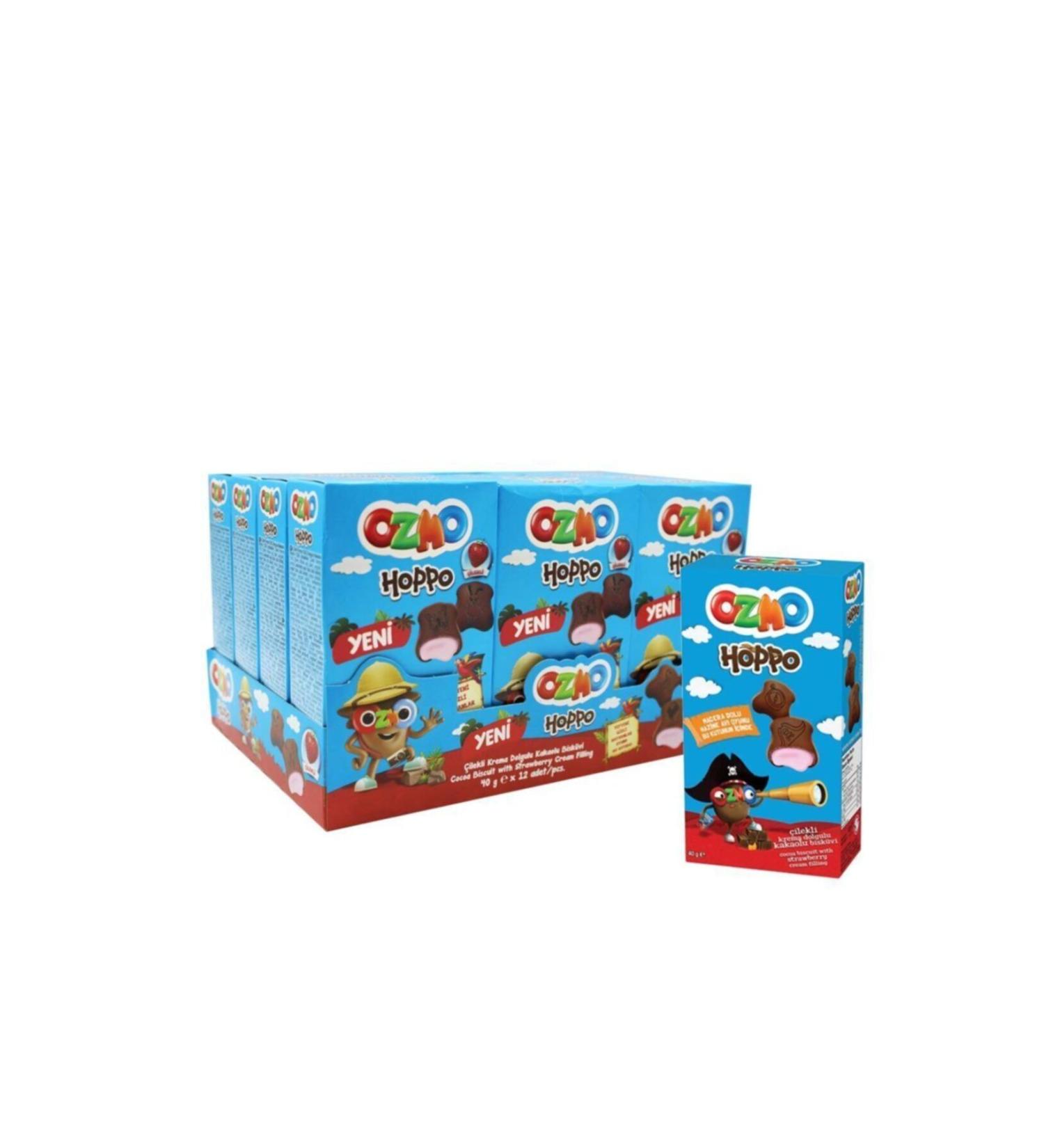 len Ozmo Hoppo Strawberry 40 Gr X 12 Pcs