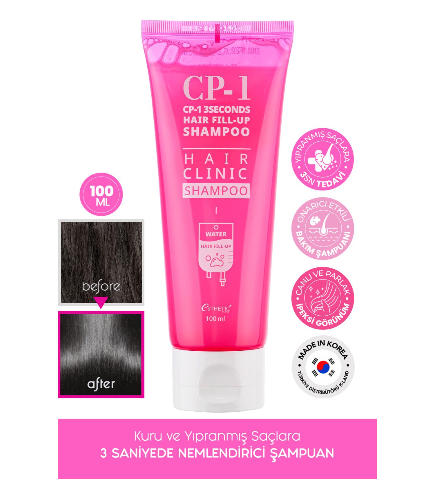 ESTHETIC HOUSE CP-1 Plumping Shampoo 3 Seconds Fill Up Shampoo 100 ML - Buy Online on GoSupps.com