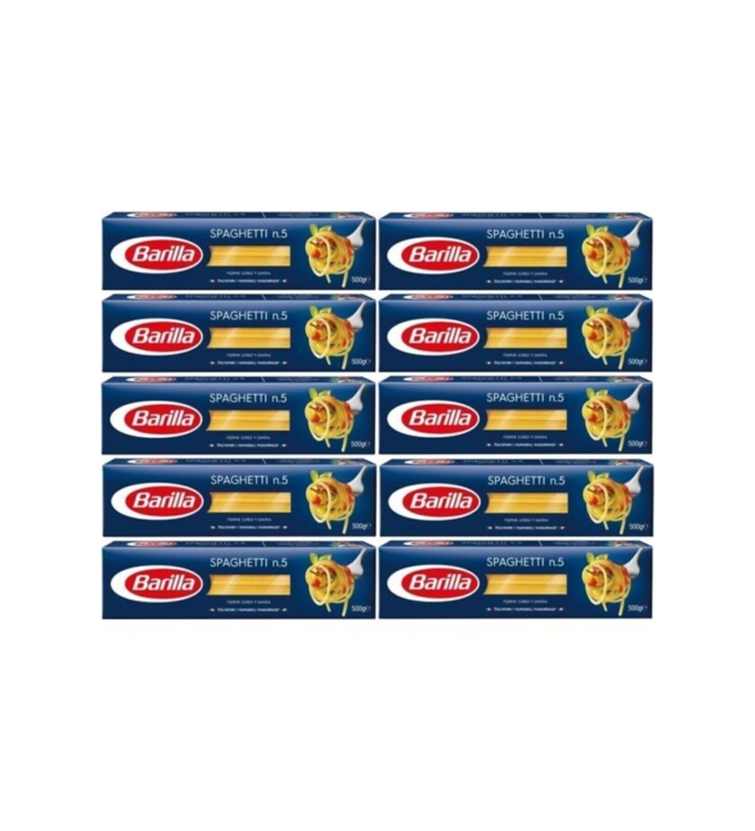 Barilla Spaghetti Pasta 500 Gr X 10 Pieces