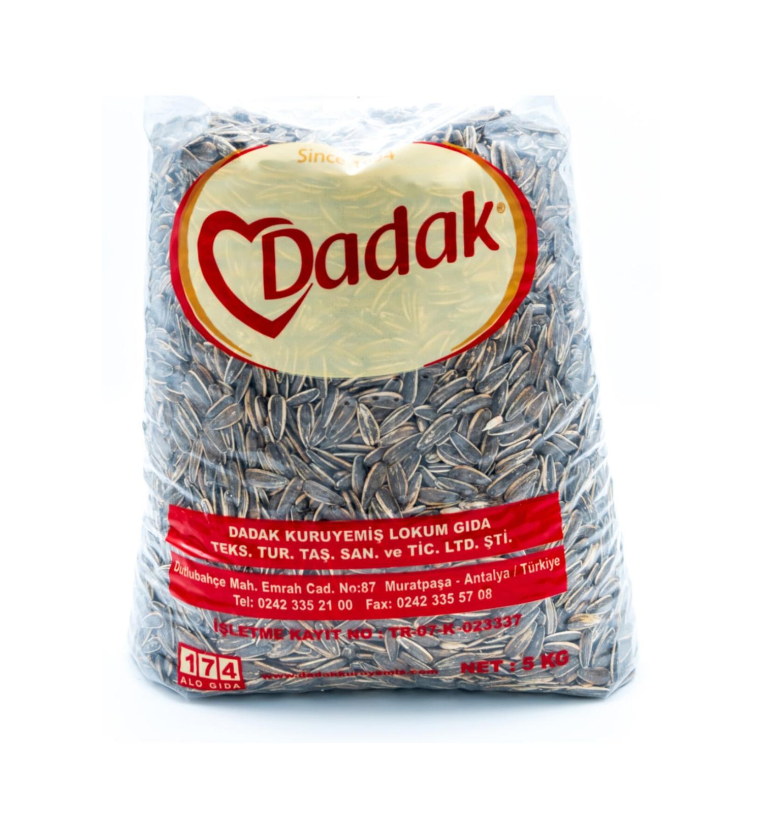 Dadak Turkish Delight and Nuts Unsalted Black Kernel 5 kg