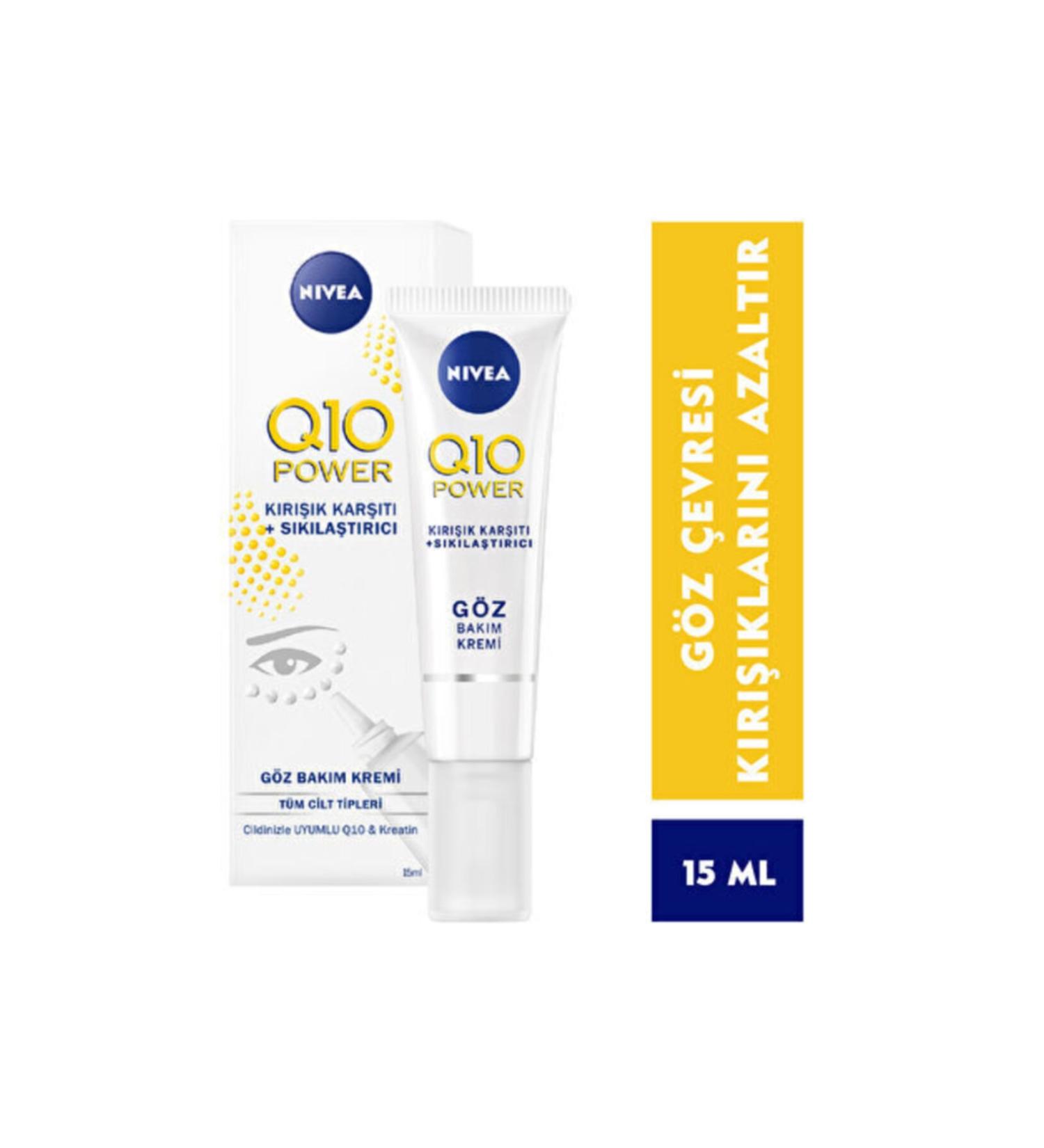 NIVEA Brand: Q10 Anti-Wrinkle Eye Care Cream 15 Ml 4005900545701