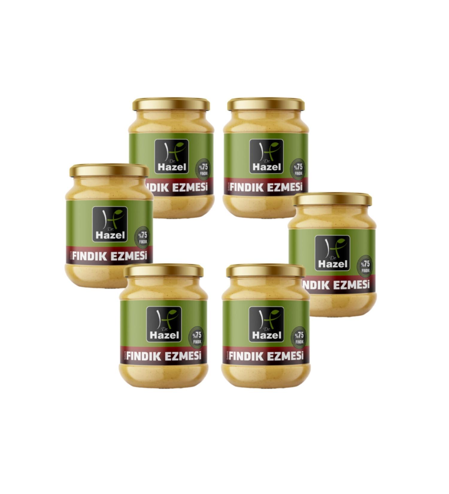 Dr.Hazel Hazelnut Paste with Sugar 300 gr (300 GR X 6)