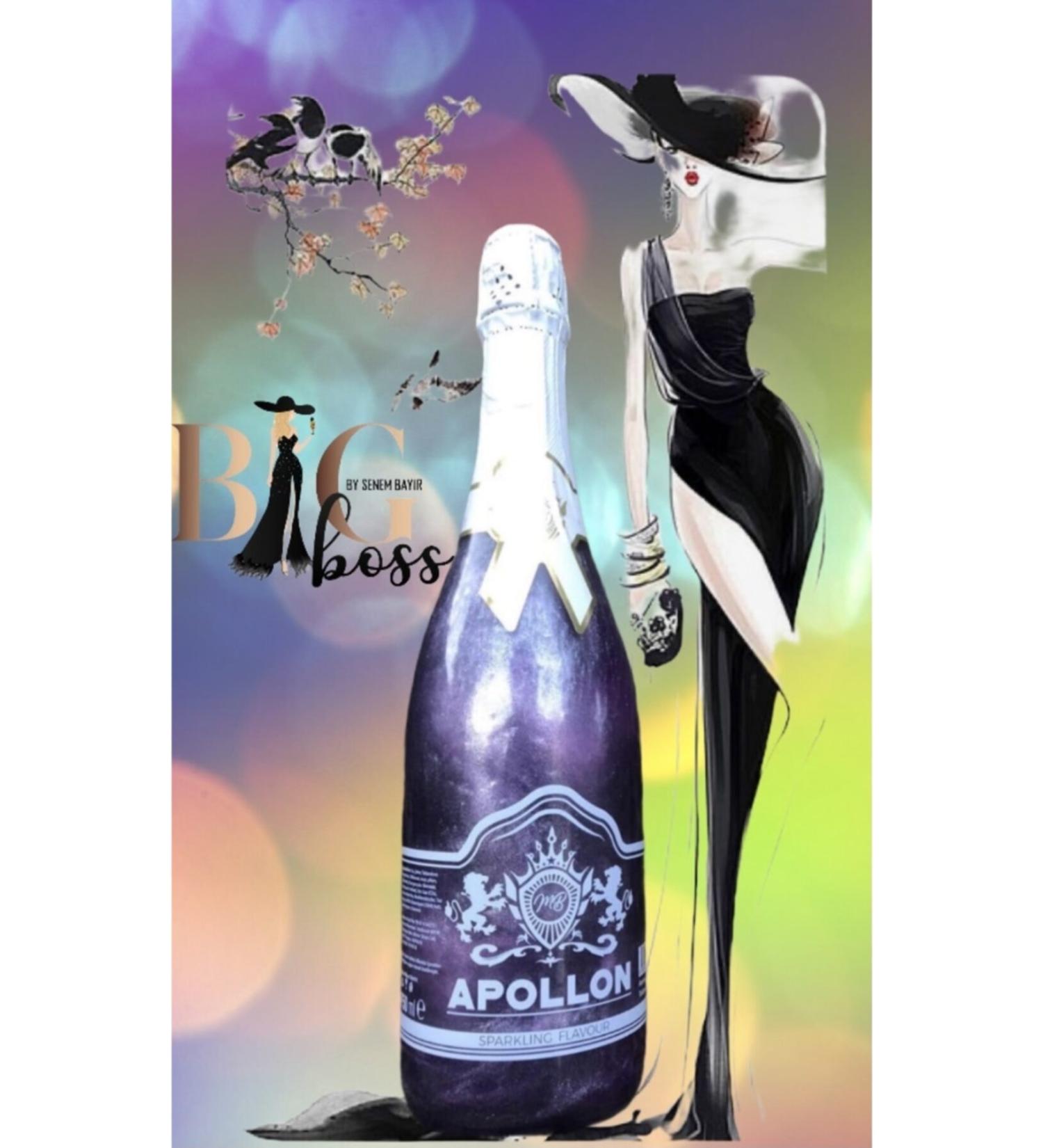 MB APOLLON Blackberry Flavored Pearl Carbonated Beverage
